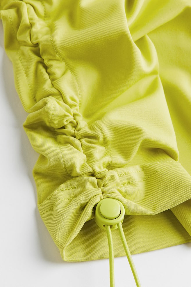DryMove™ Drawstring-detail sports vest top - Lime green - 5