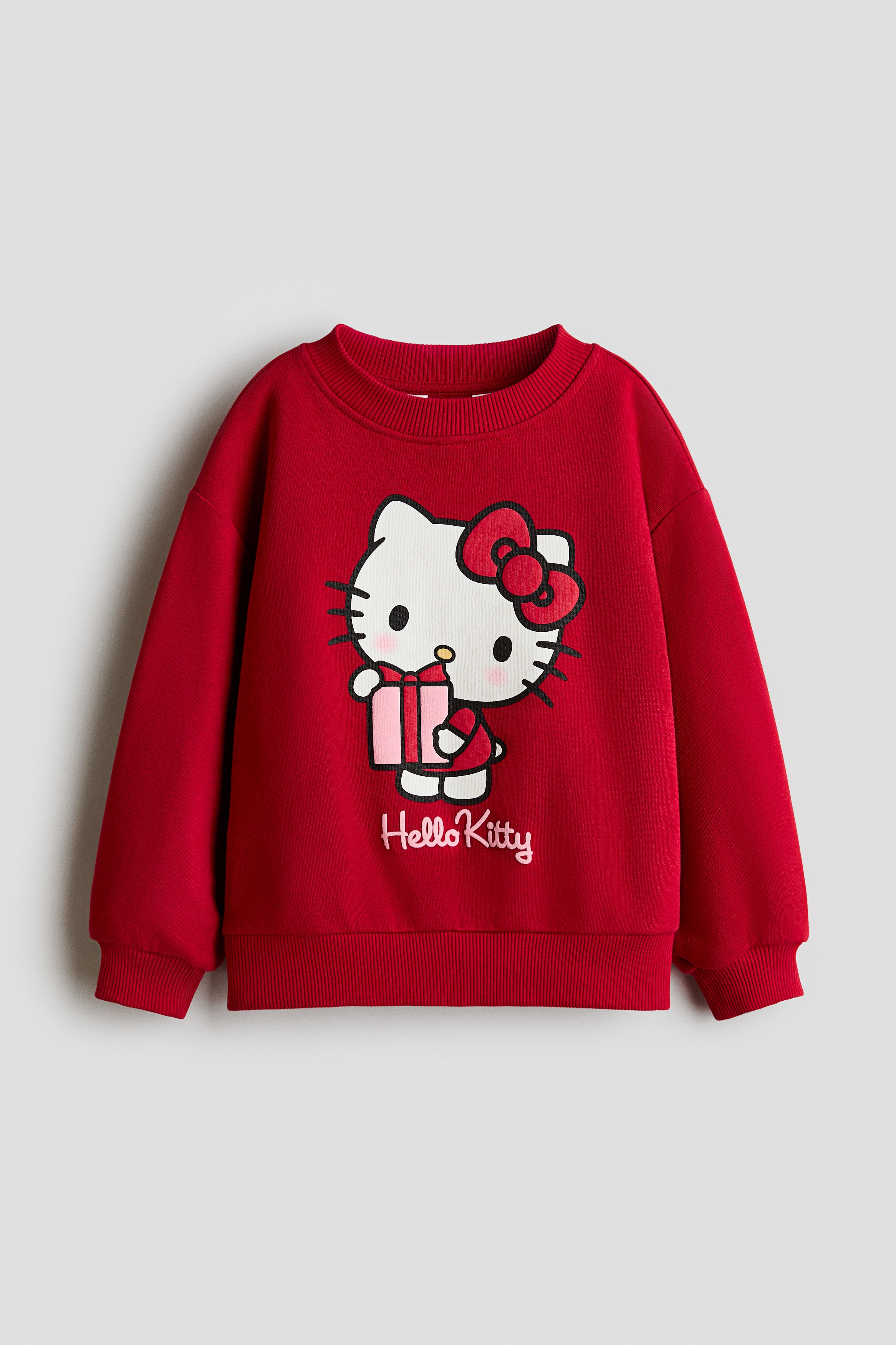 Sweatshirt with Printed Motif - Red/Hello Kitty - Kids | H&M US