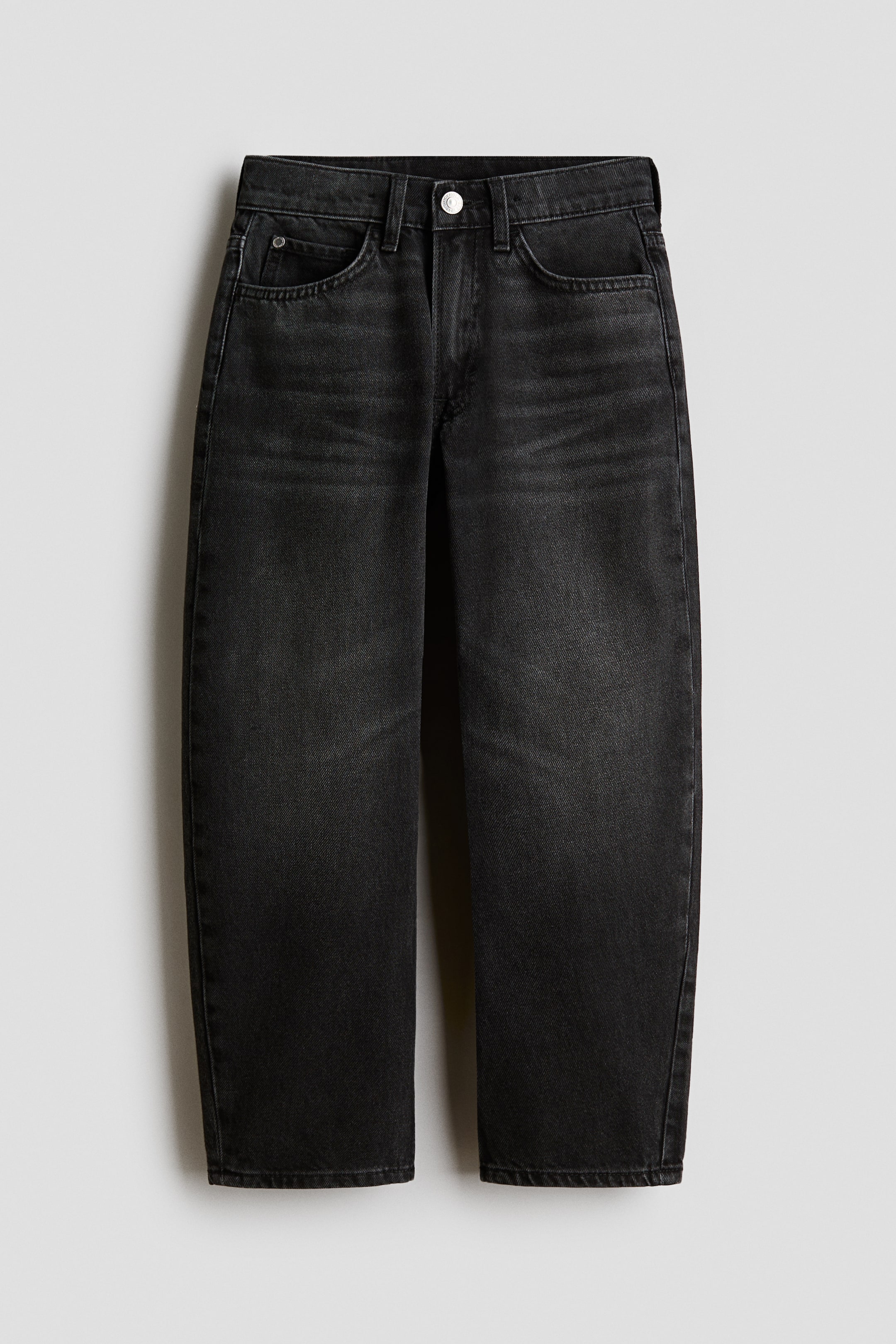 View larger image: Loose Fit Tapered Jeans - Black - Kids | H&M 1