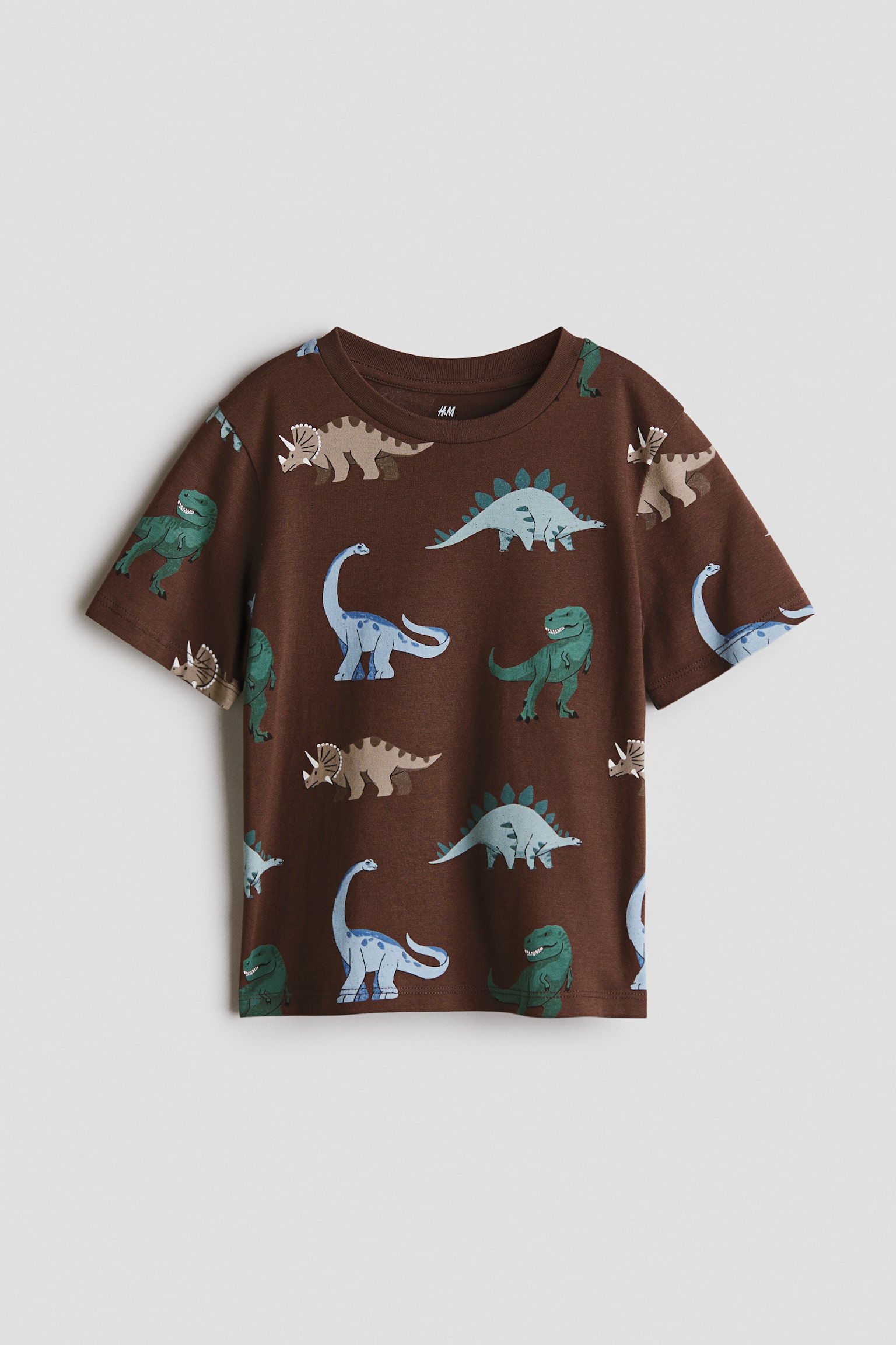 Printed T-Shirt - Dark brown/dinosaurs/Dark green/dog/Navy blue/Sports League/Gray melange/striped/Black/skeleton/Light dusty green/skulls/Orange/pumpkin