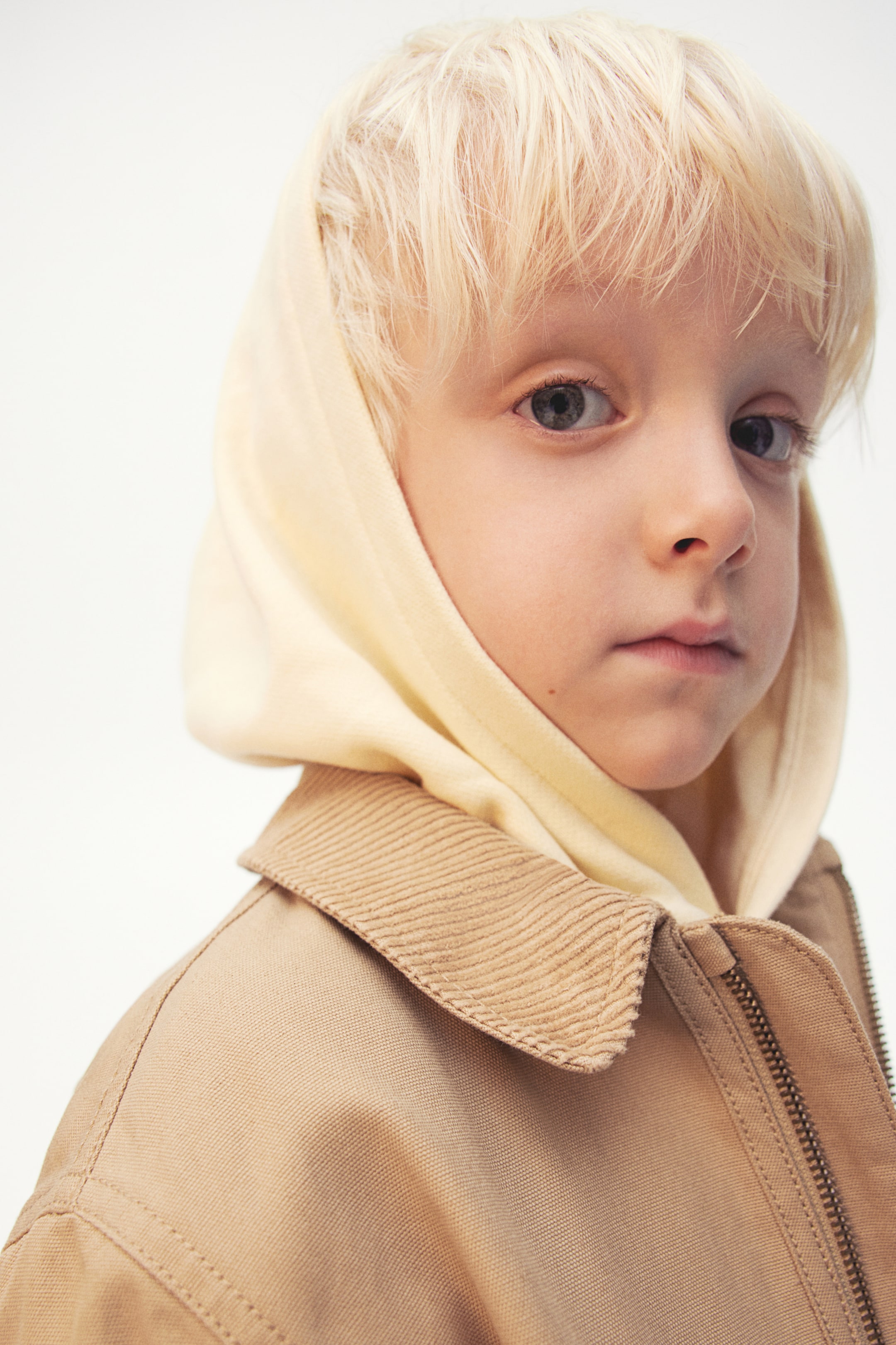 Cotton canvas jacket - Beige - Kids | H&M GB 3