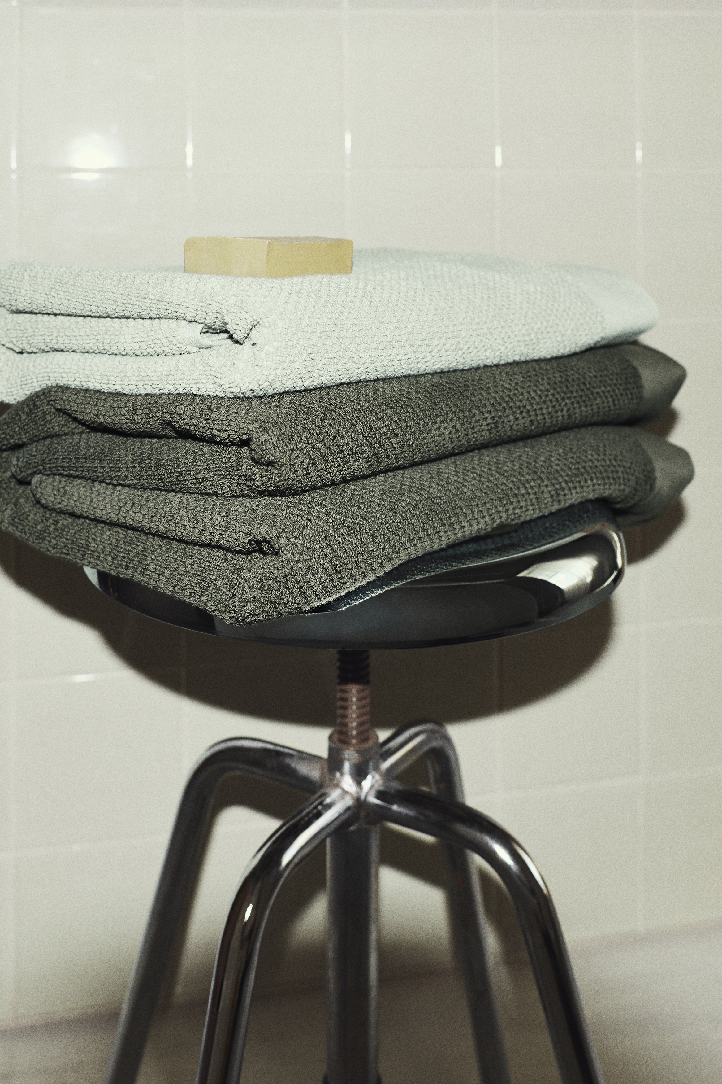 Cotton terry bath sheet-Dark green
