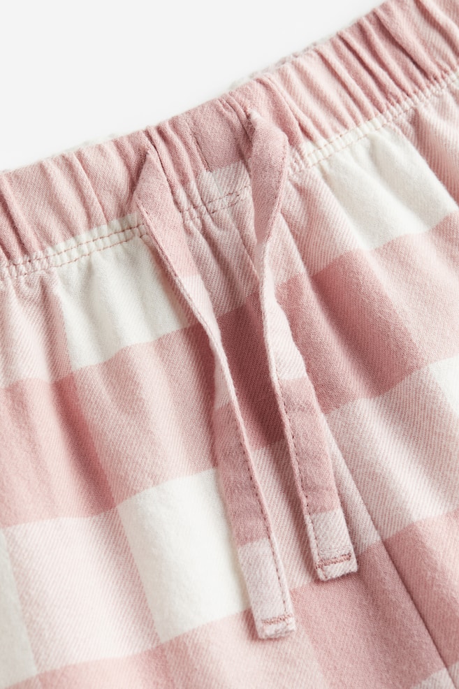 Cotton pyjama bottoms - Pink/Checked/Light blue/Striped/Black/Checked - 2