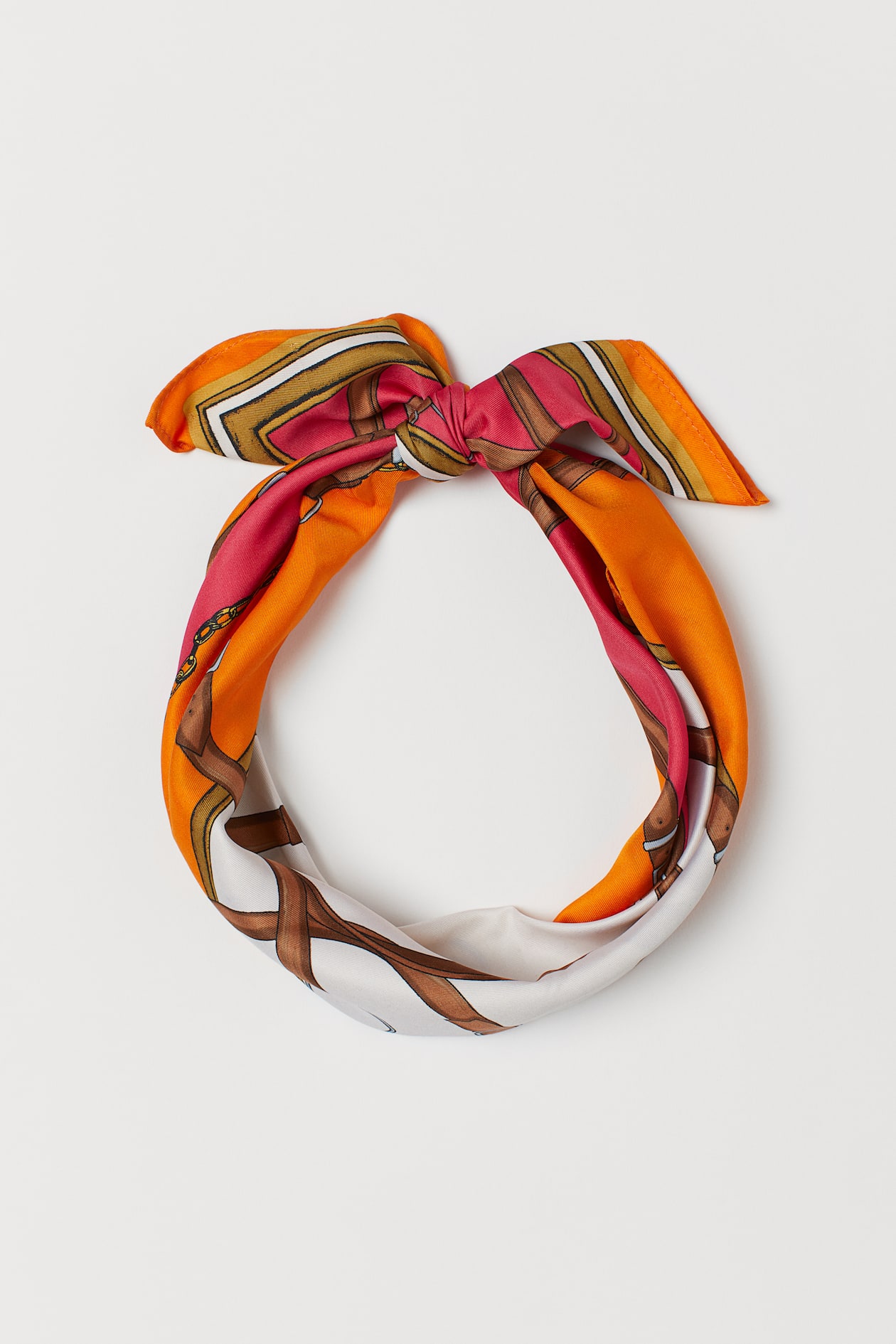 Scarf/hairband - Orange/Patterned - Ladies | H&M GB