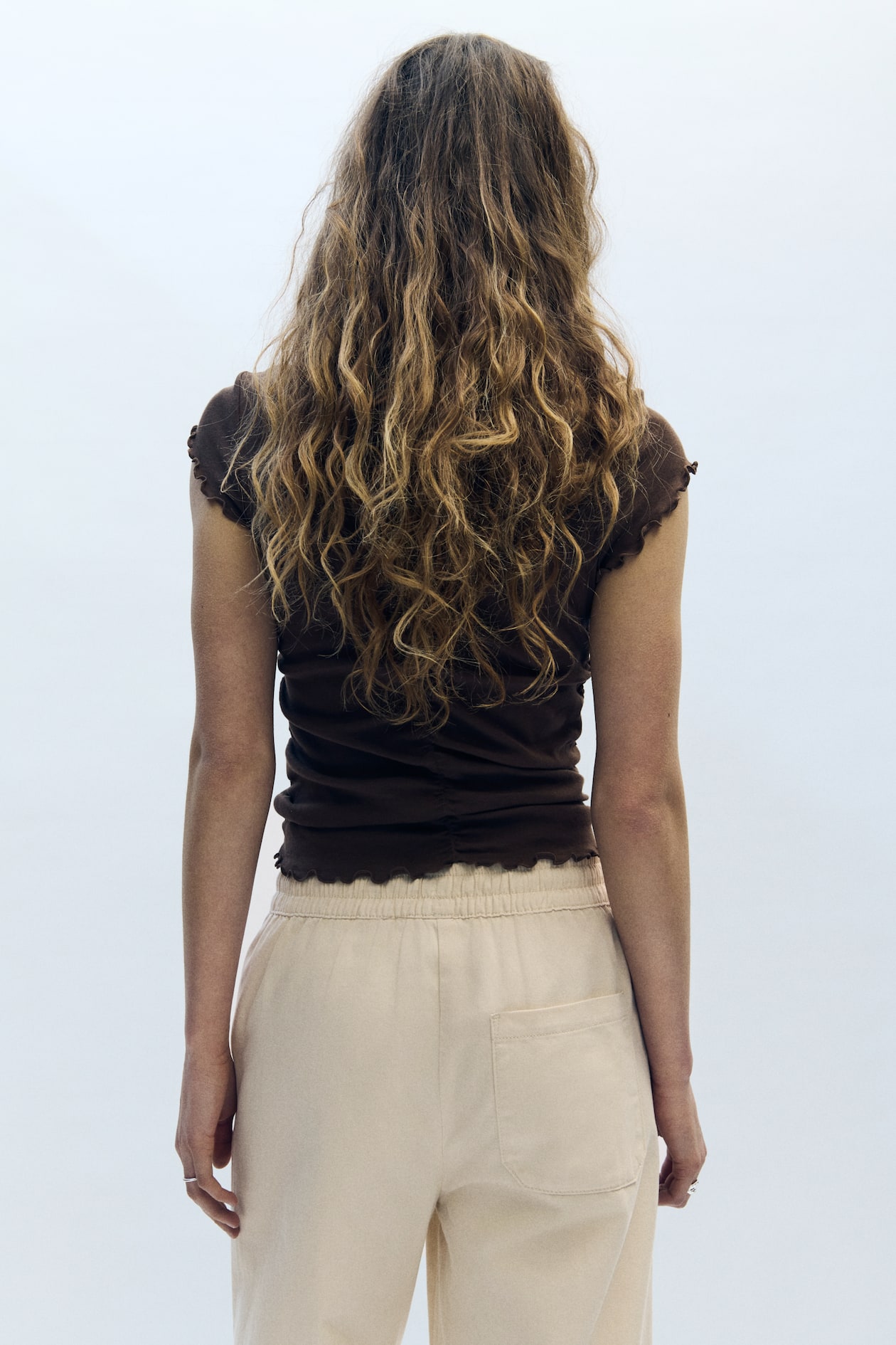 Cotton Drawstring Pants - image 2
