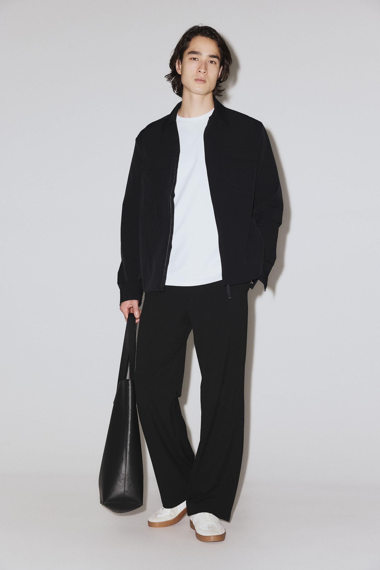 Водовідштовхувальна верхня сорочка - Чорний - 7