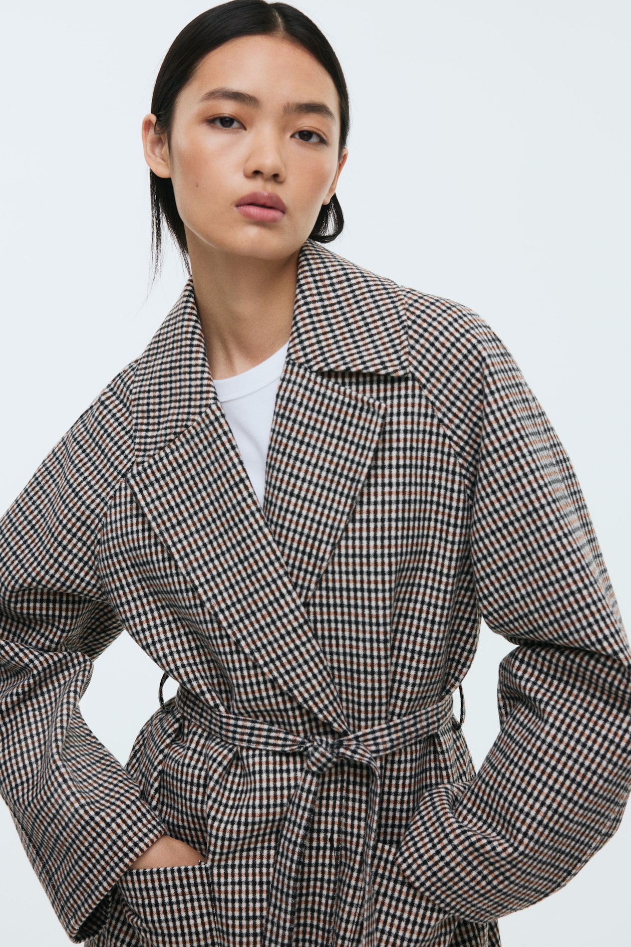 Tie-Belt Coat