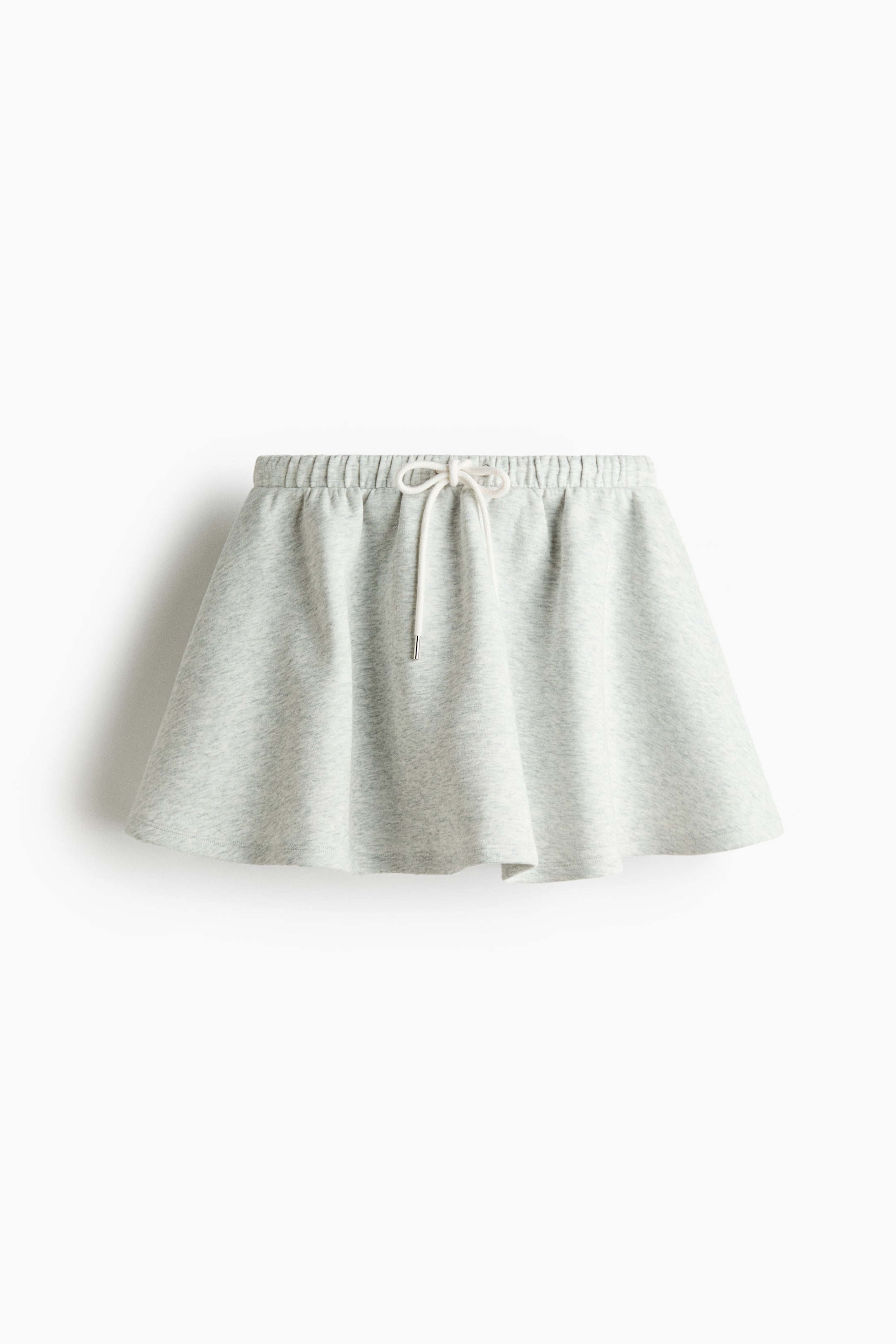 Xem ảnh lớn hơn: Quần short giả váy vải scuba - Light grey marl - Ladies | H&M VN 5