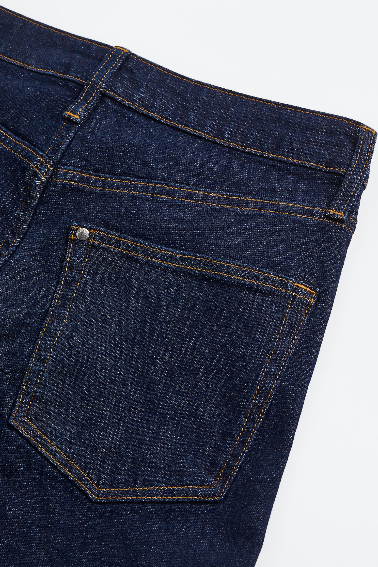 Straight High Ankle Jeans - Dark denim blue - 2