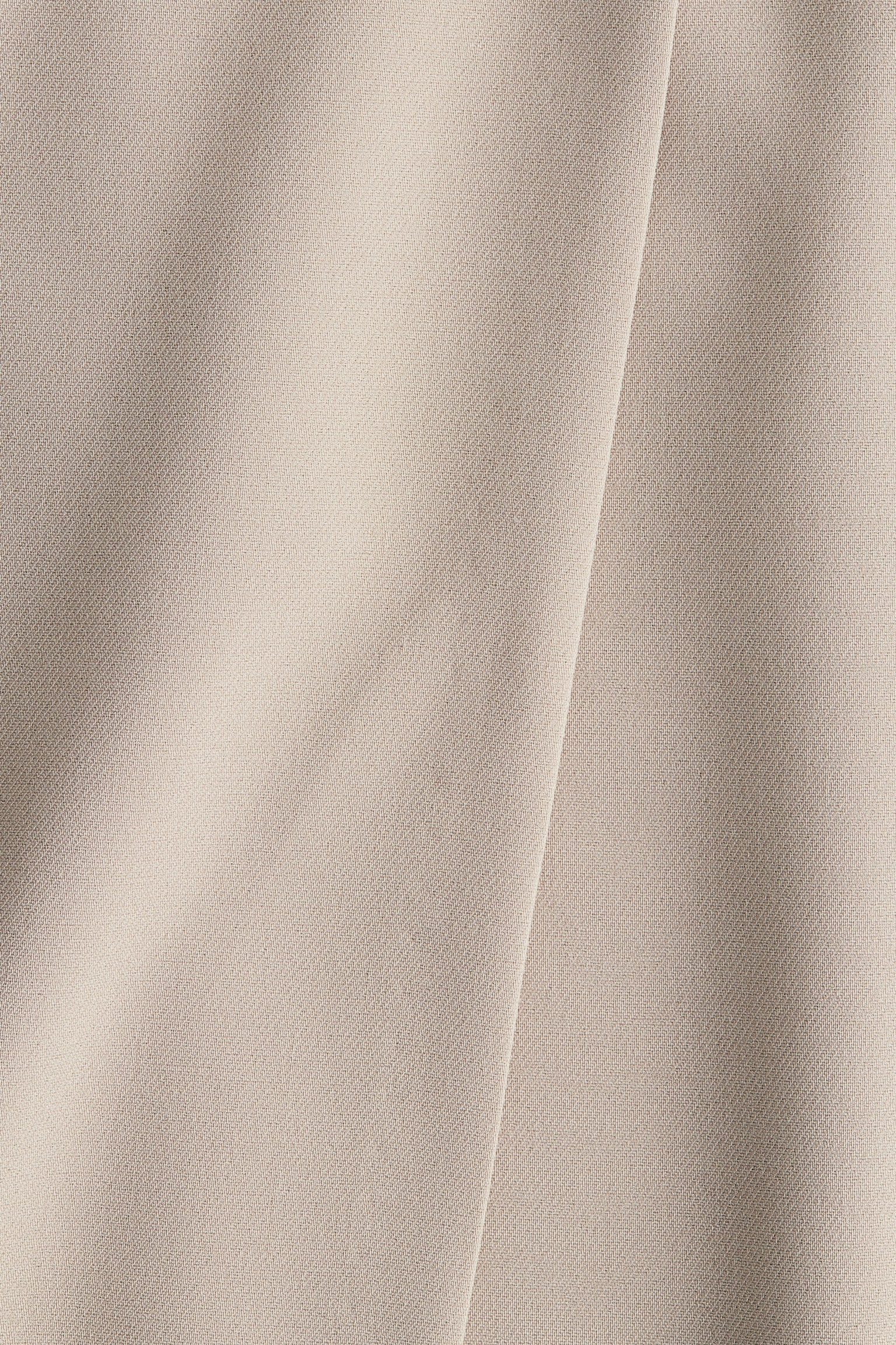 交疊式中長裙 - 米色/咖啡色 - 5