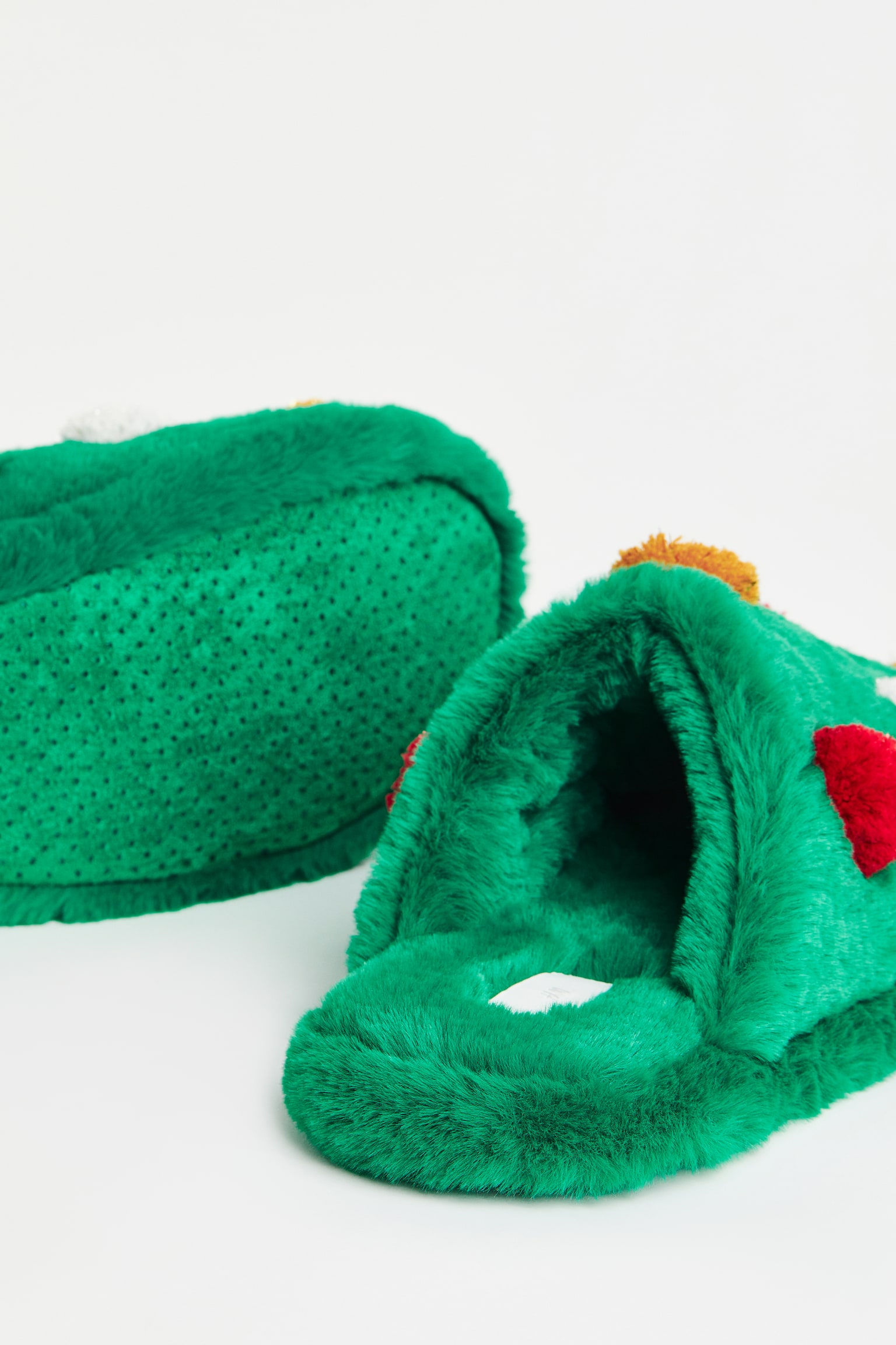 Christmas tree slippers - Green - 2