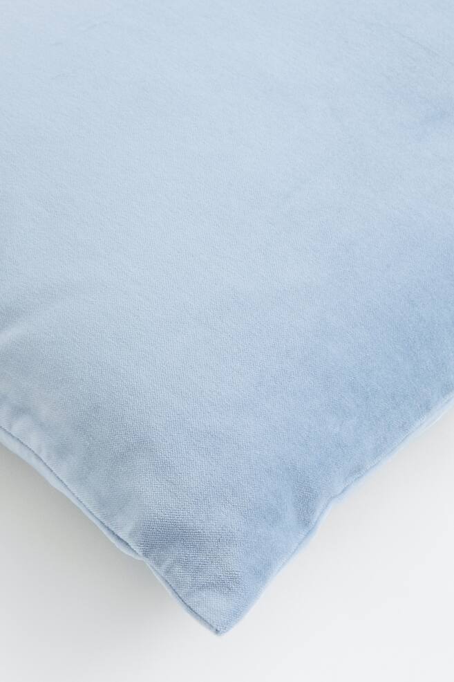 Velvet cushion cover - Light blue/Light brown/Light grey/Light beige/dc - 2