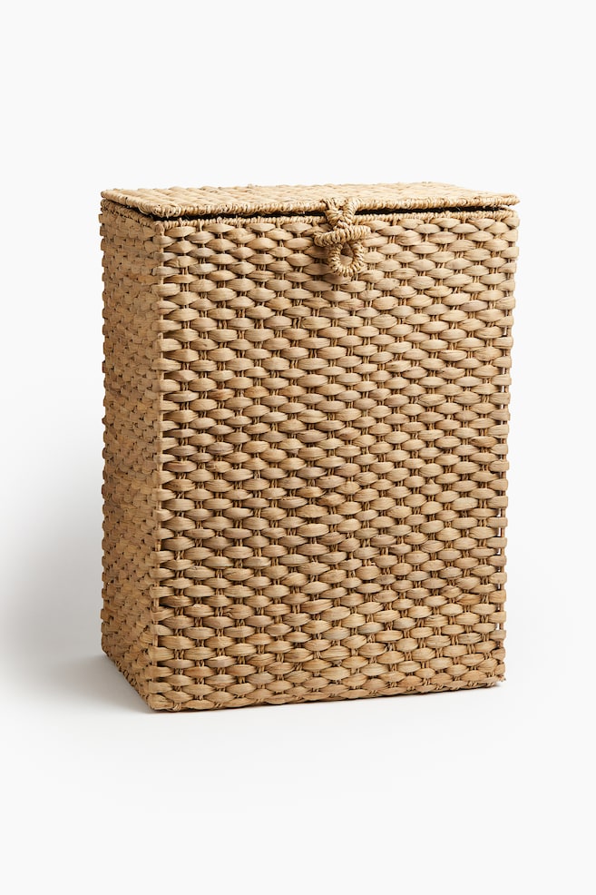 Skittentøyskurv i strå - Beige - 1