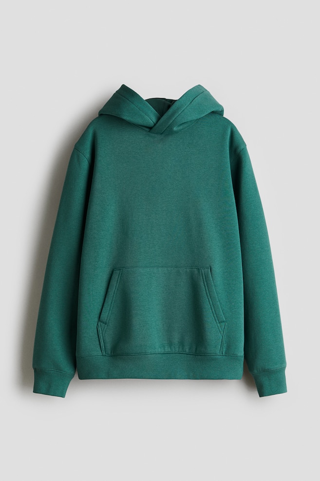 Hoodie - Green/Light gray melange/Navy blue/Blue/Light dusty blue/Dark green/Black/Light green/Beige - 1