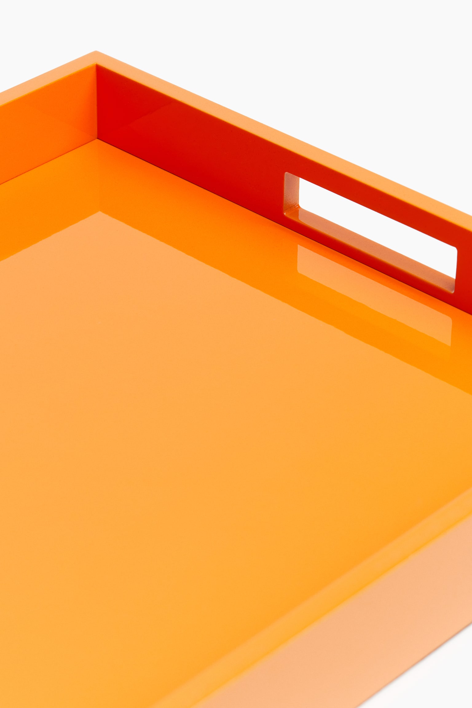 Lacquered tray - Orange - 2