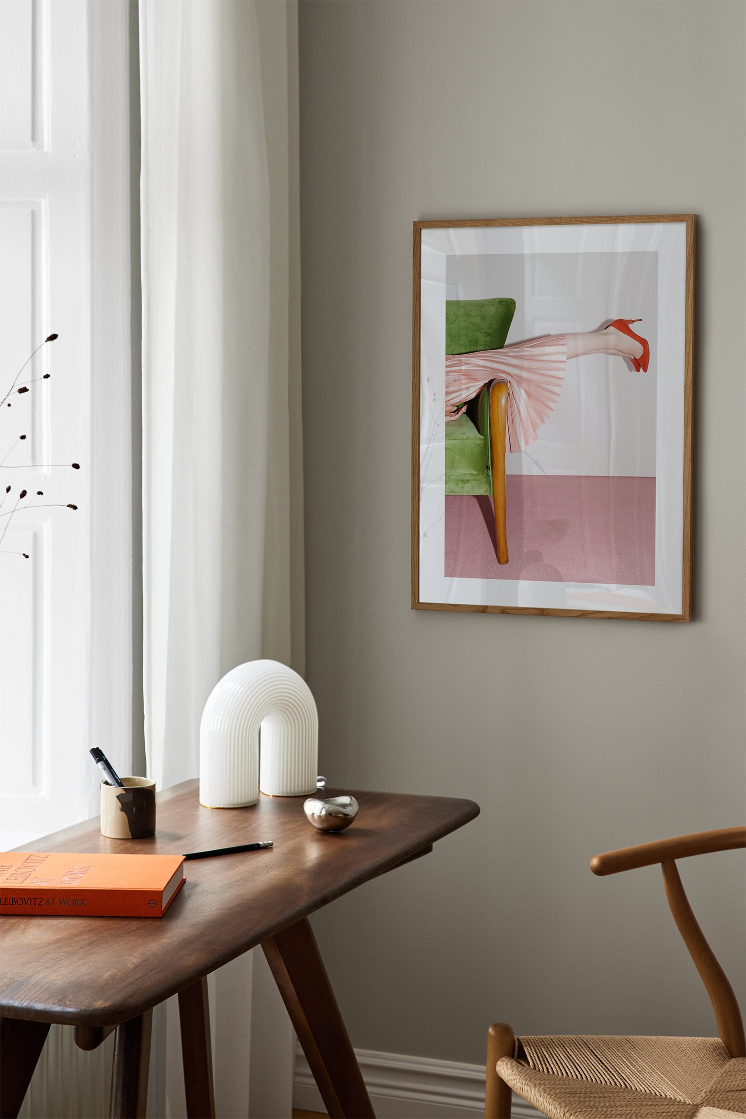 Couchsurfing Plakat - Pink/grøn