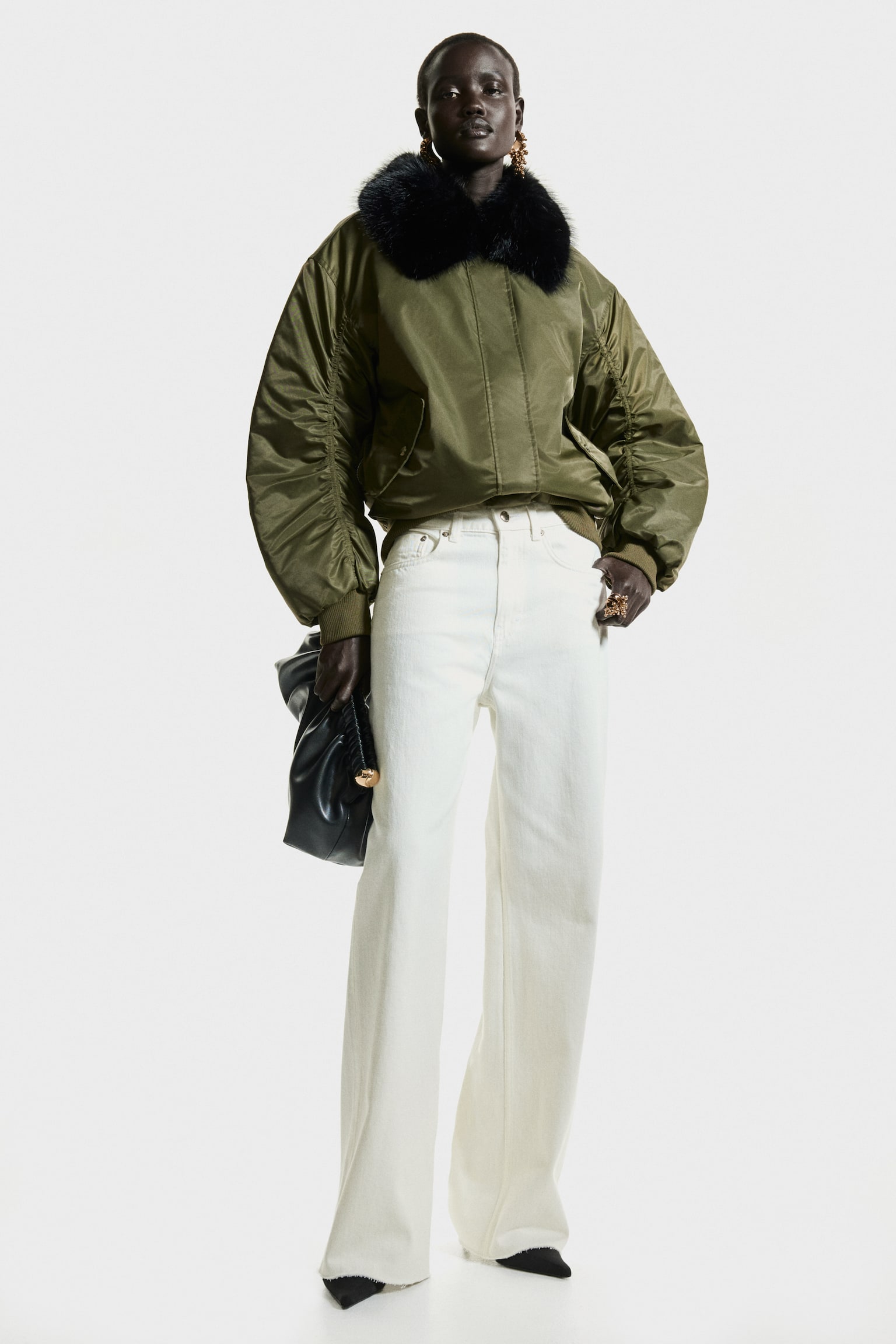 Wide High Jeans - ホワイト/ダークデニムブルー/デニムブルー/ウォッシュドブラック/モール - 1