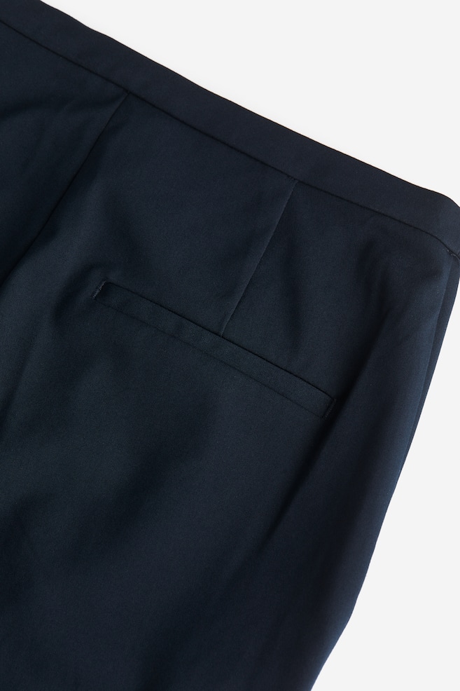 Cigarette trousers - Navy blue/Black - 3