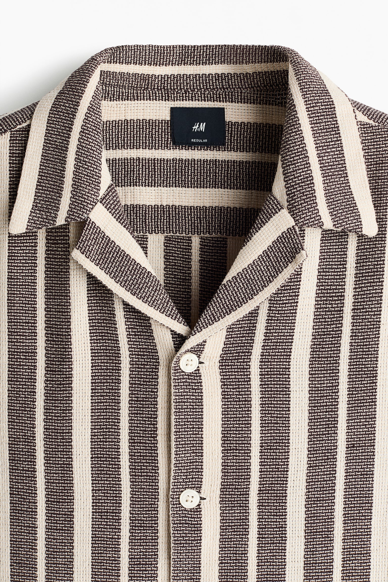 Hemd in Regular Fit - Dunkelbraun/Gestreift/Schwarz/Gestreift/Dunkelrot/Gestreift - 7