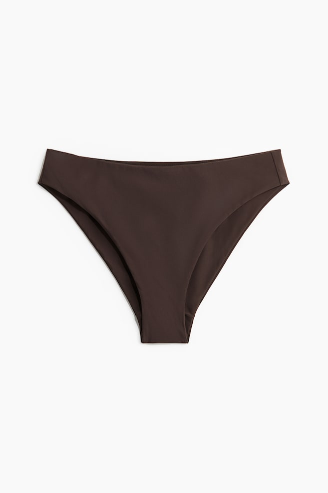 Sports bikini bottoms with Lycra® - Brown/Black/Red - 1