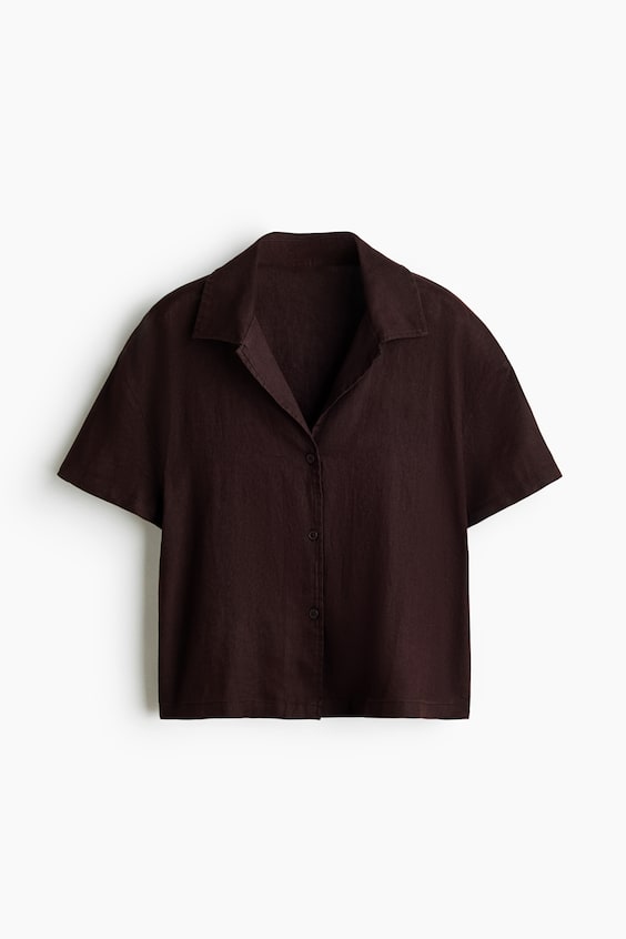 Женские рубашки H&M Linen Beach Shirt