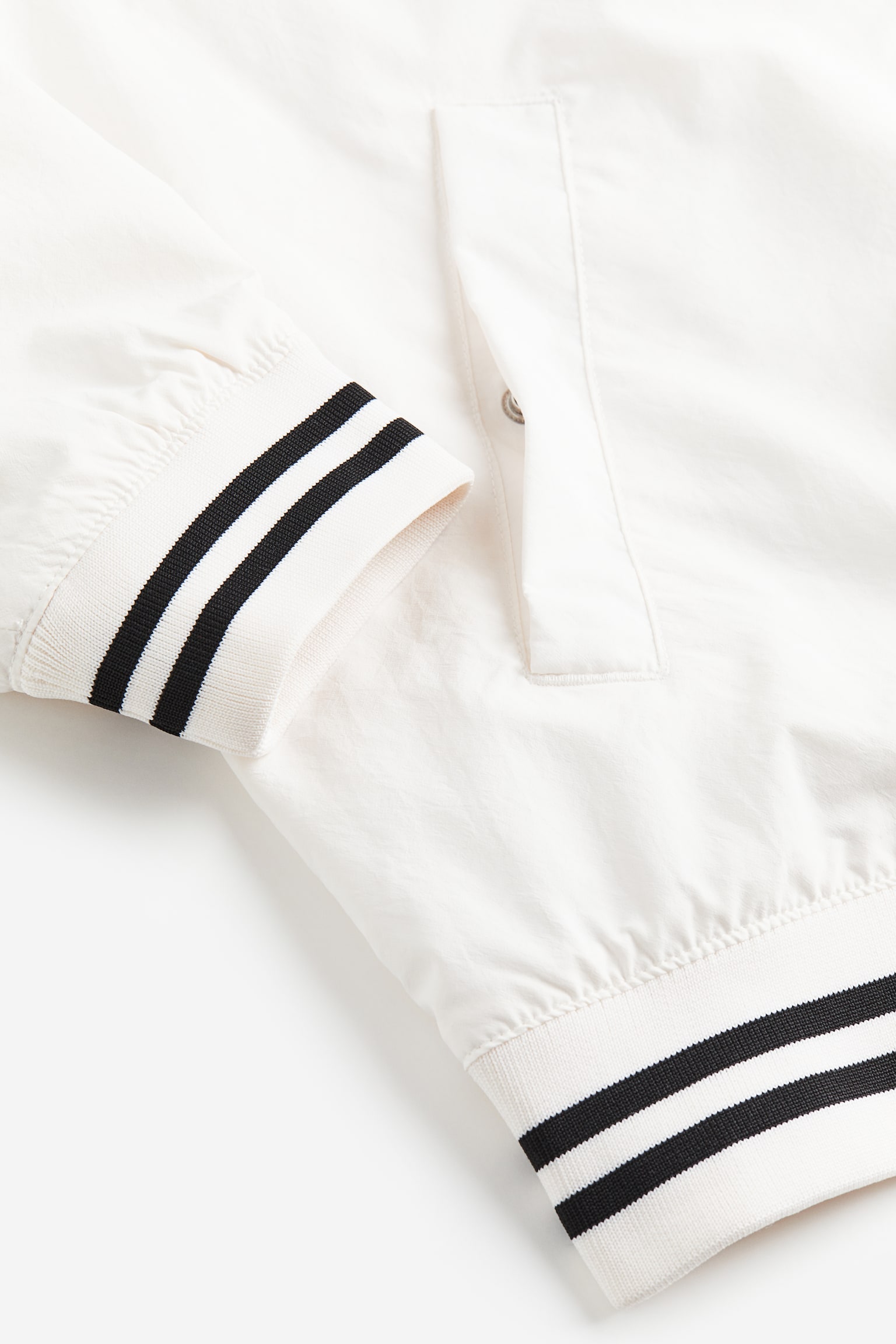 Bomber jacket - White/Black - 3