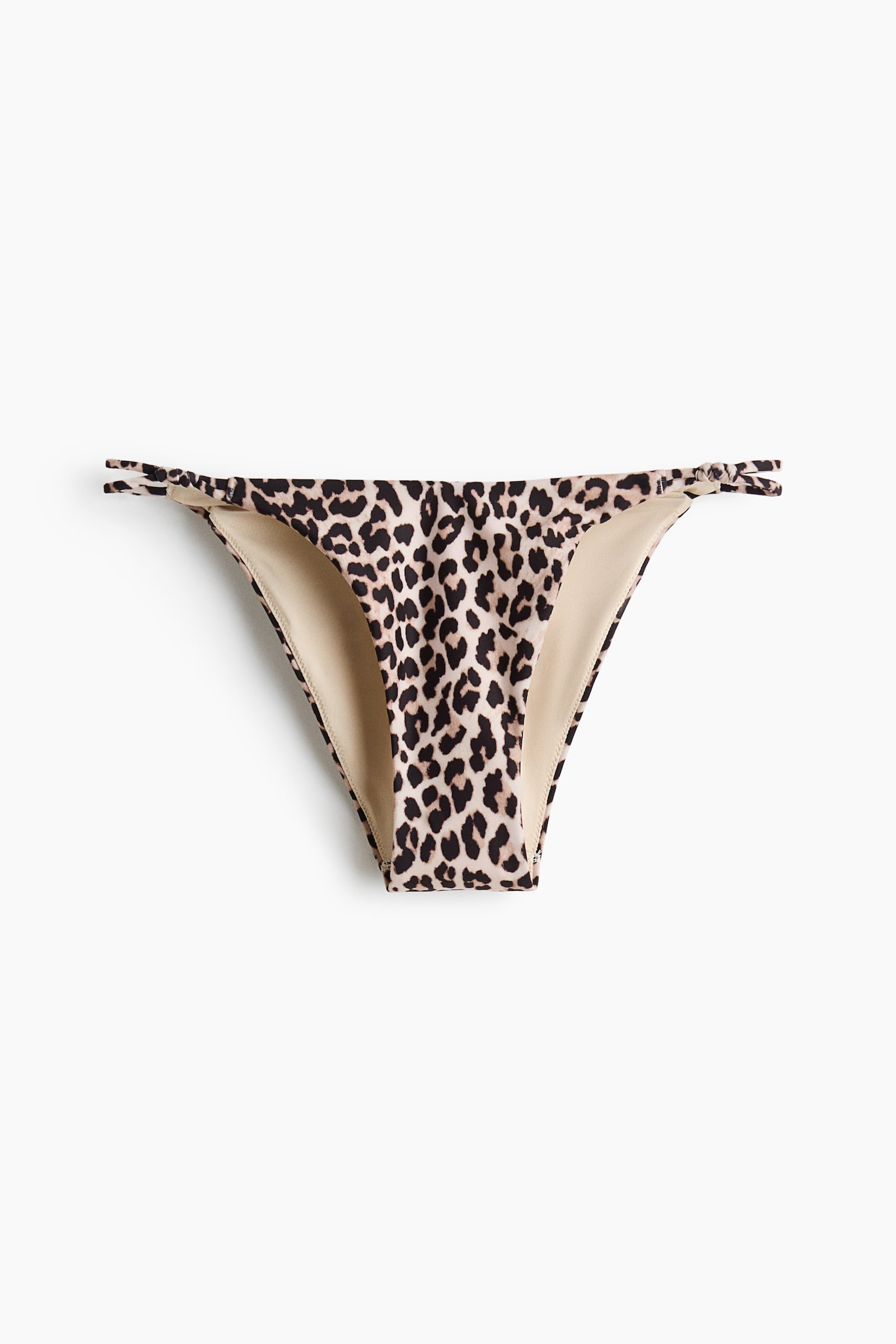 Cheeky Tanga bikini bottoms - Light beige/Leopard print/Dark green/Striped/Green - 2
