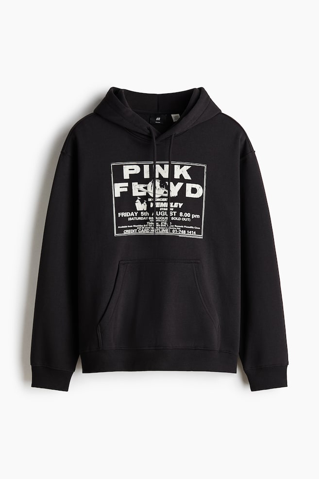 Regular Fit Printed hoodie - Black/Pink Floyd - 1