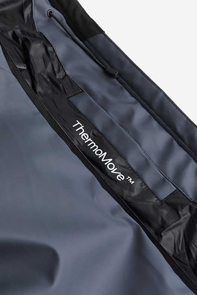 ThermoMove™ Water-repellent down jacket - Dark grey/Beige - 4