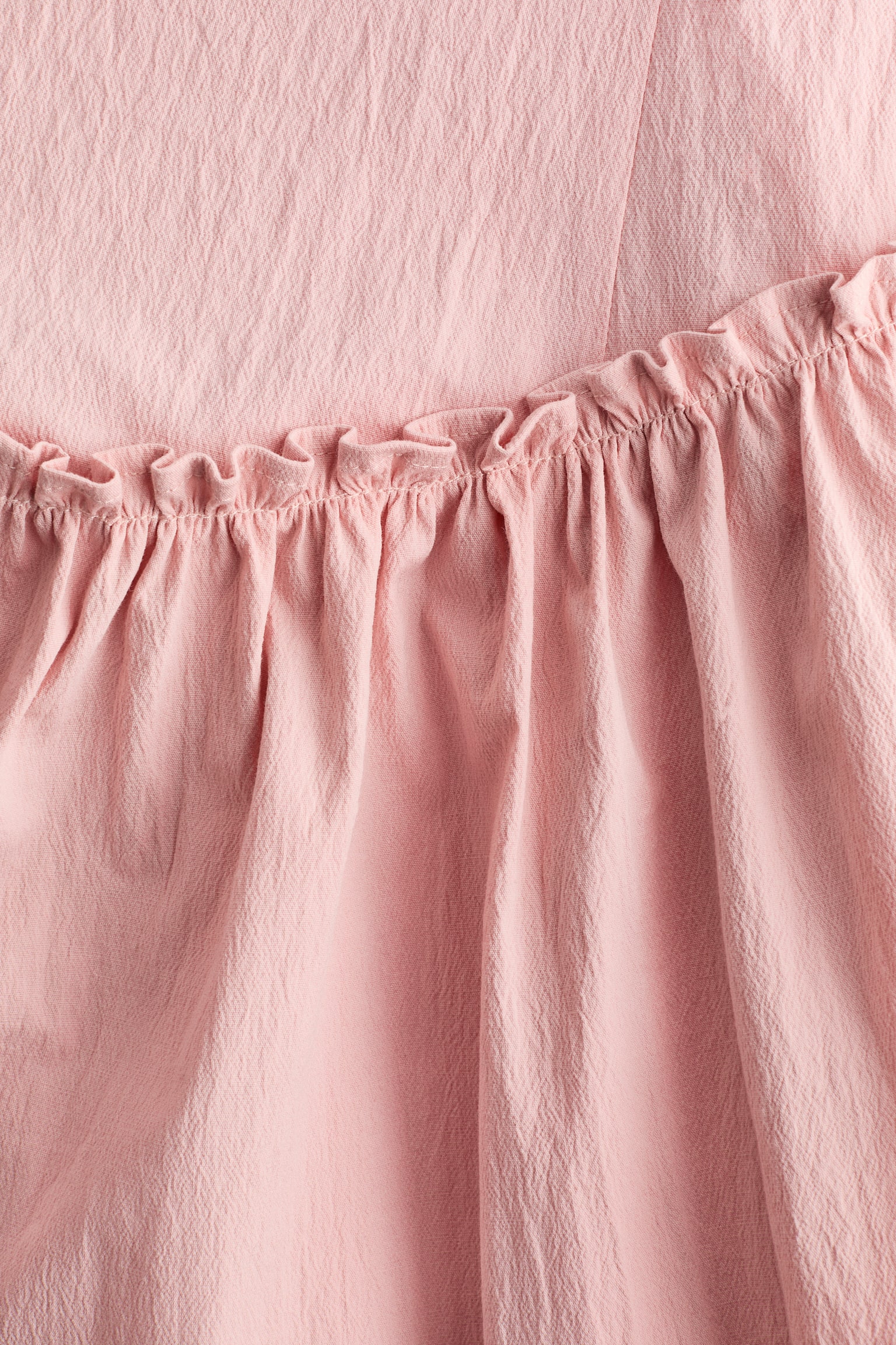 Flared-skirt crêpe dress - 7