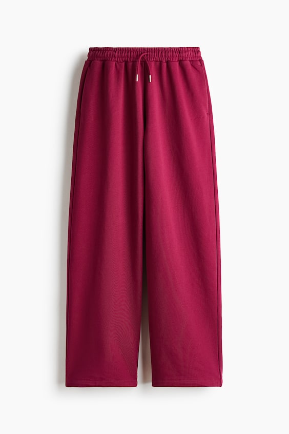 Женские брюки H&M Move Oversized Sports Joggers, цвет: Dark Pomegranate