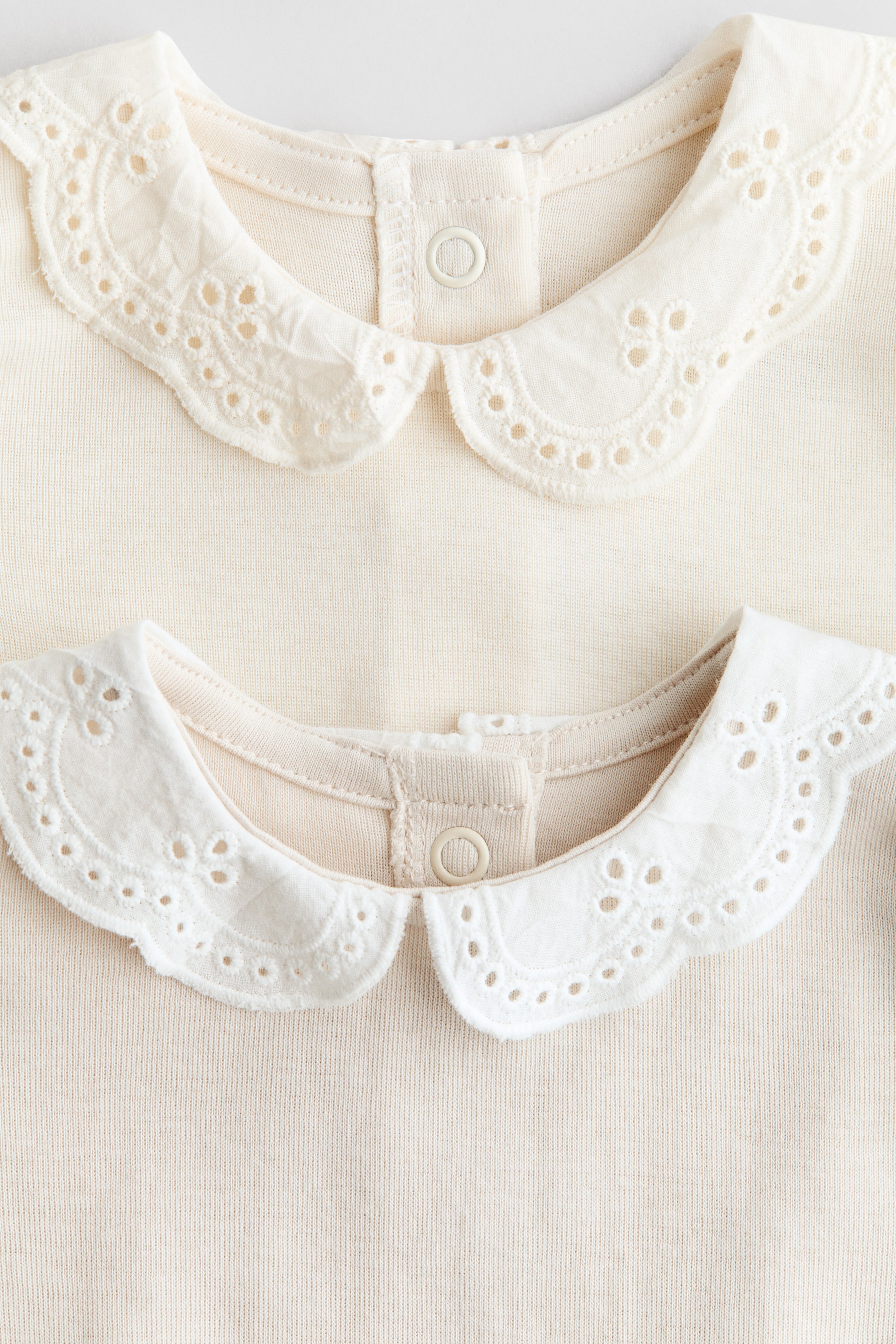 2-Pack Embroidered-Detail Bodysuits