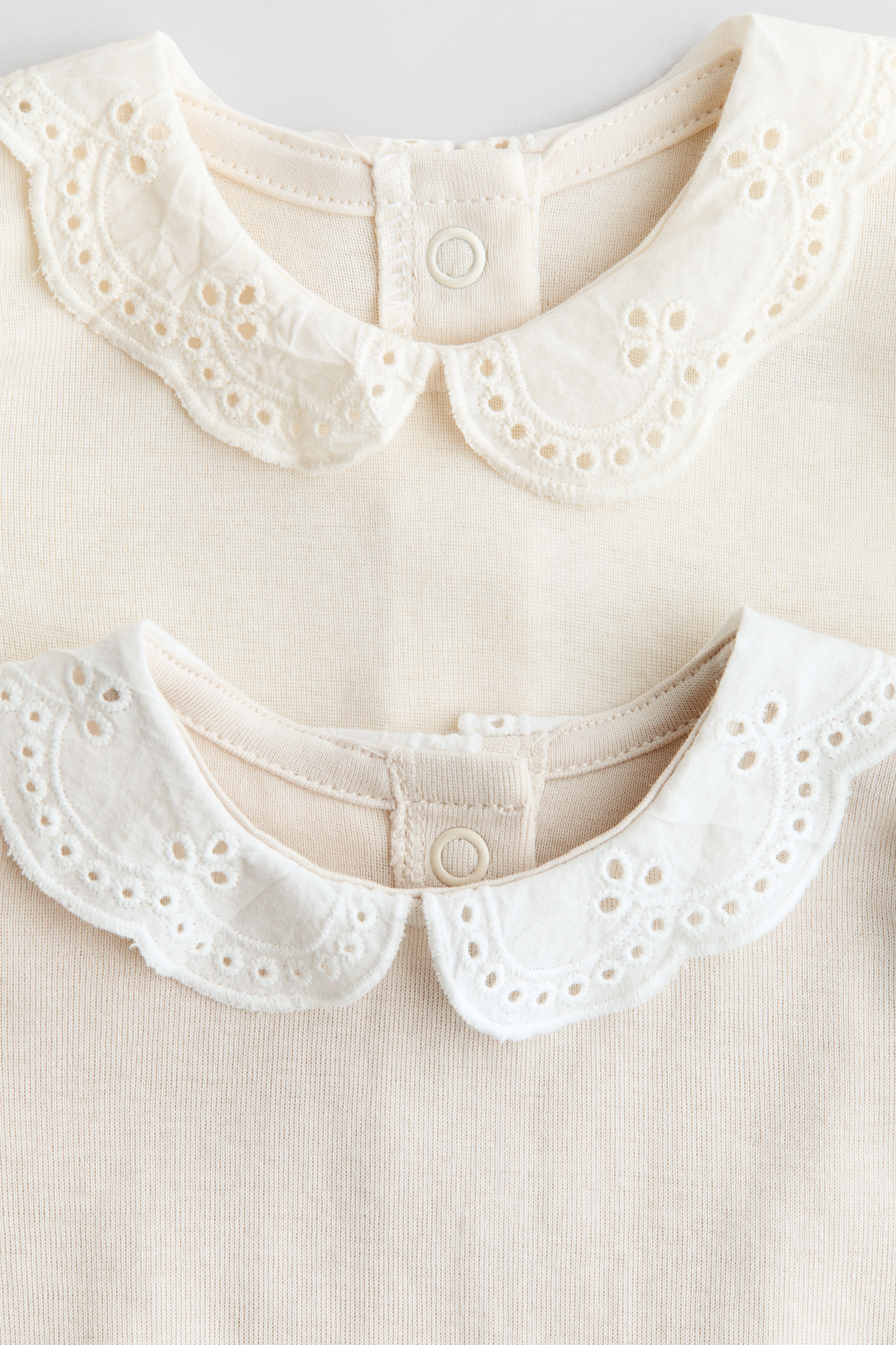 2-Pack Embroidered-Detail Bodysuits