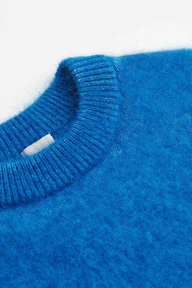 Oversized wool-blend jumper - Blue/Striped - 7