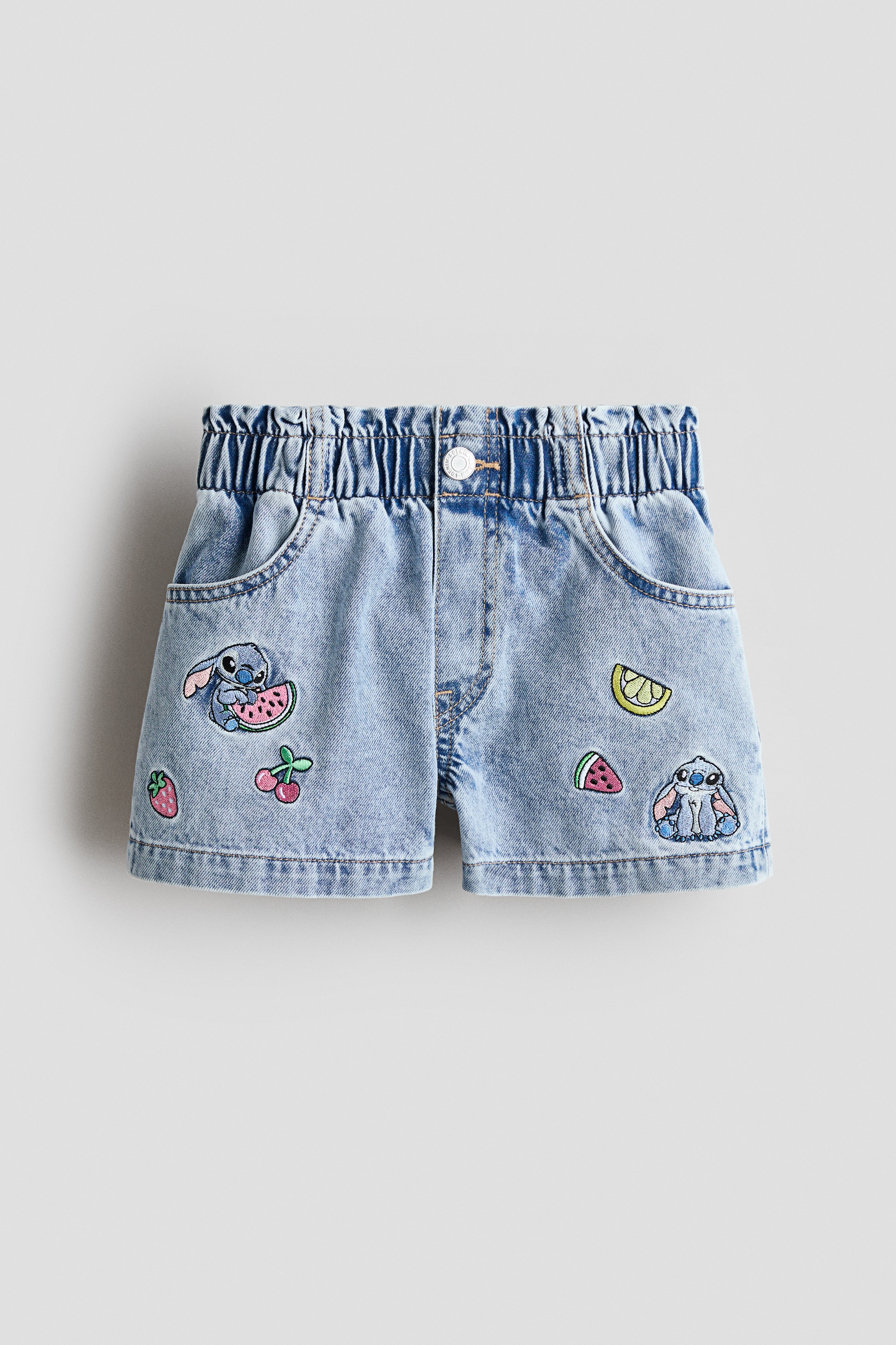 Shorts in denim Loose Fit - Blu denim chiaro/Lilo & Stitch/Blu denim pallido/Hello Kitty/Beige chiaro/Lilo & Stitch/Blu denim/Minni