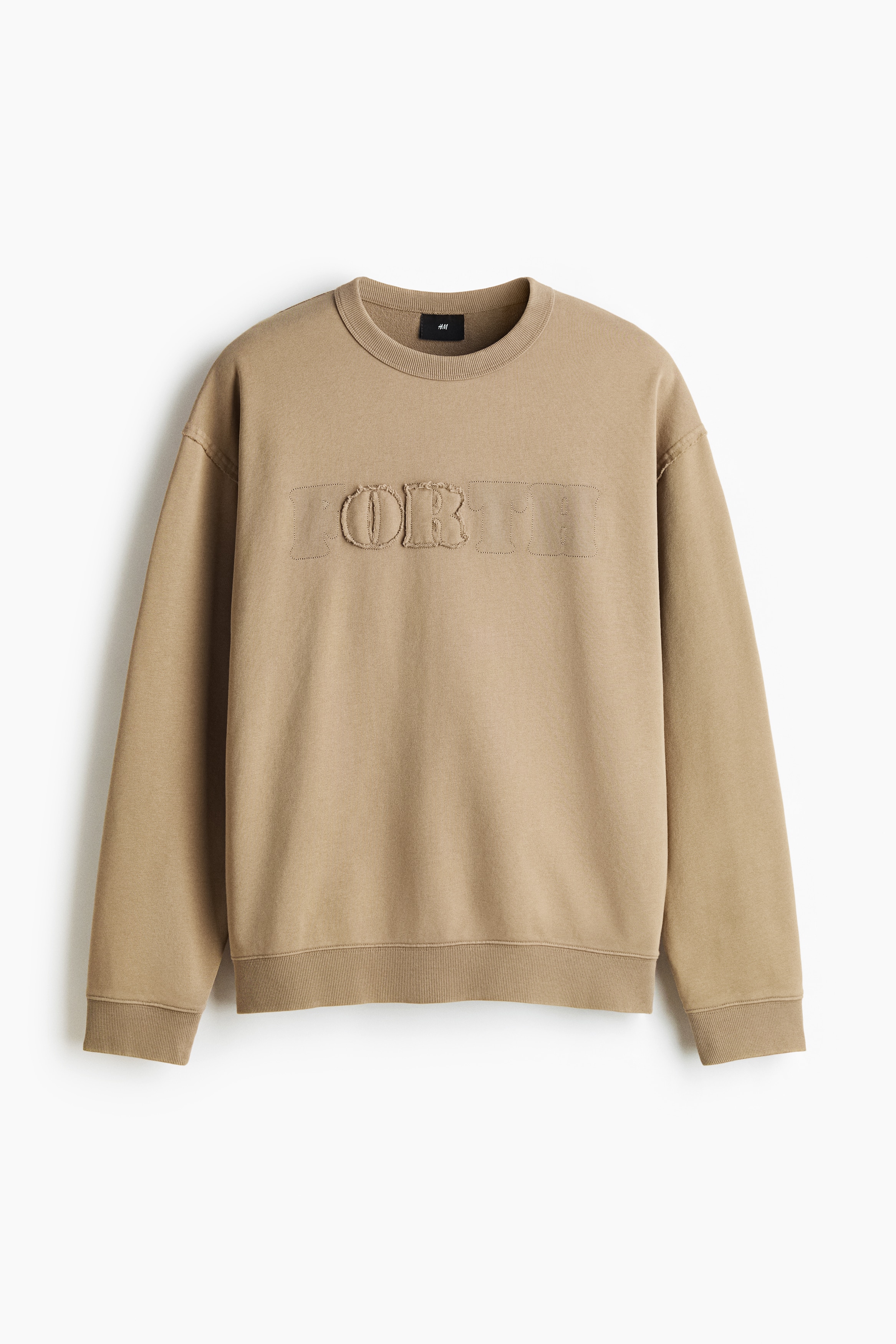 스웨트셔츠 루즈핏 - 베이지/Forth/블랙/Forth