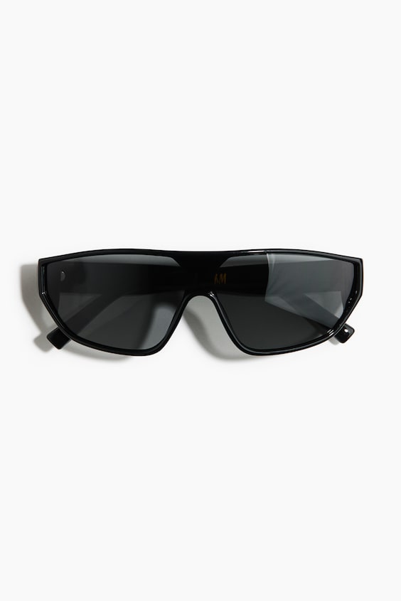 Женские солнцезащитные очки H&M Polarized Visor Sunglasses, цвет: Чёрный