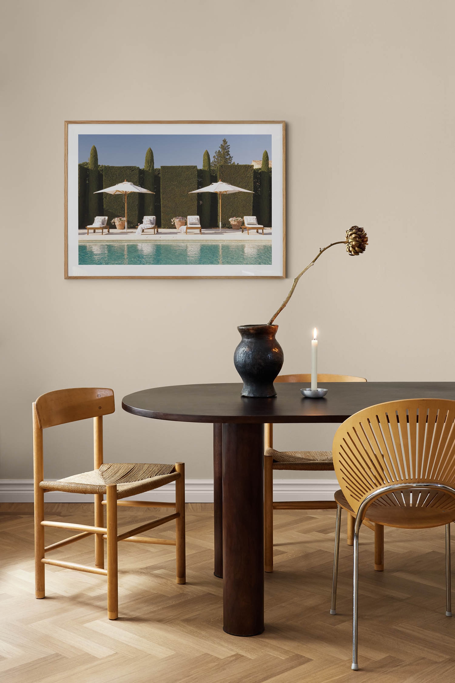 Poolside Paradise Juliste - Vihreä