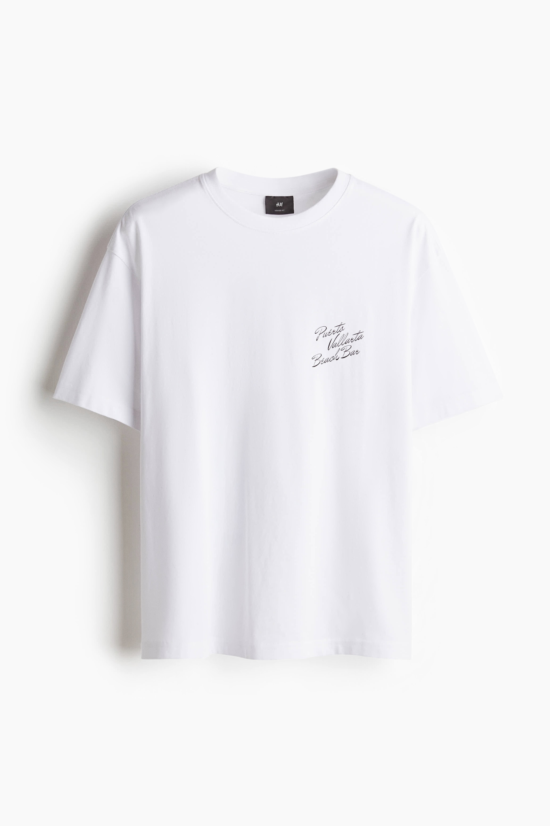 ルーズフィット プリントTシャツ - ホワイト／Puerto Vallarta/ピーチピンク／ポステージスタンプ/ピーチピンク／Echo Park/ホワイト／シーシェル/ホワイト／Menton/ホワイト／Small Talk/ホワイト／Gentlemen Syndrome/ホワイト／ウォーターリリー/ホワイト／Aesthetically Pleasing/ホワイト／フラワー/ホワイト／Sevilla/ホワイト／Forest of the Deep