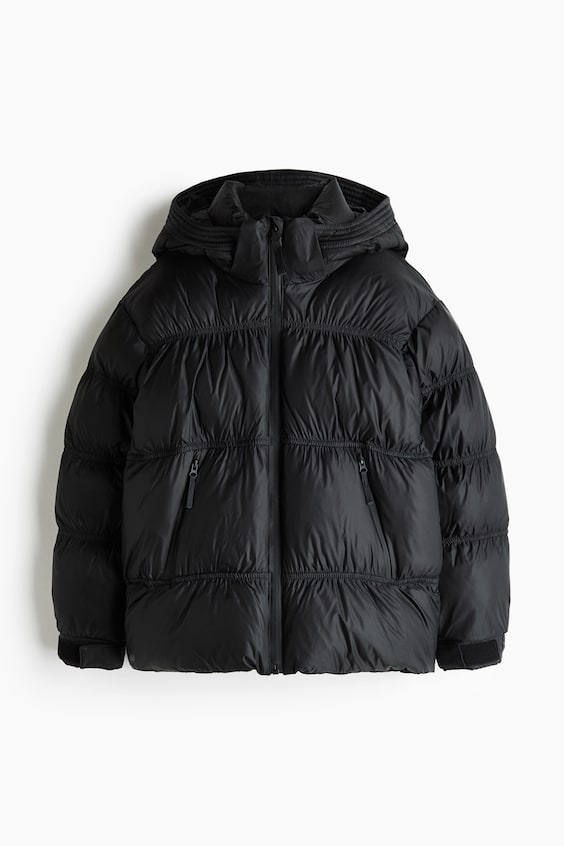 Детская куртка H&M Move Puffer Ski with ThermoMove™, цвет: Чёрный
