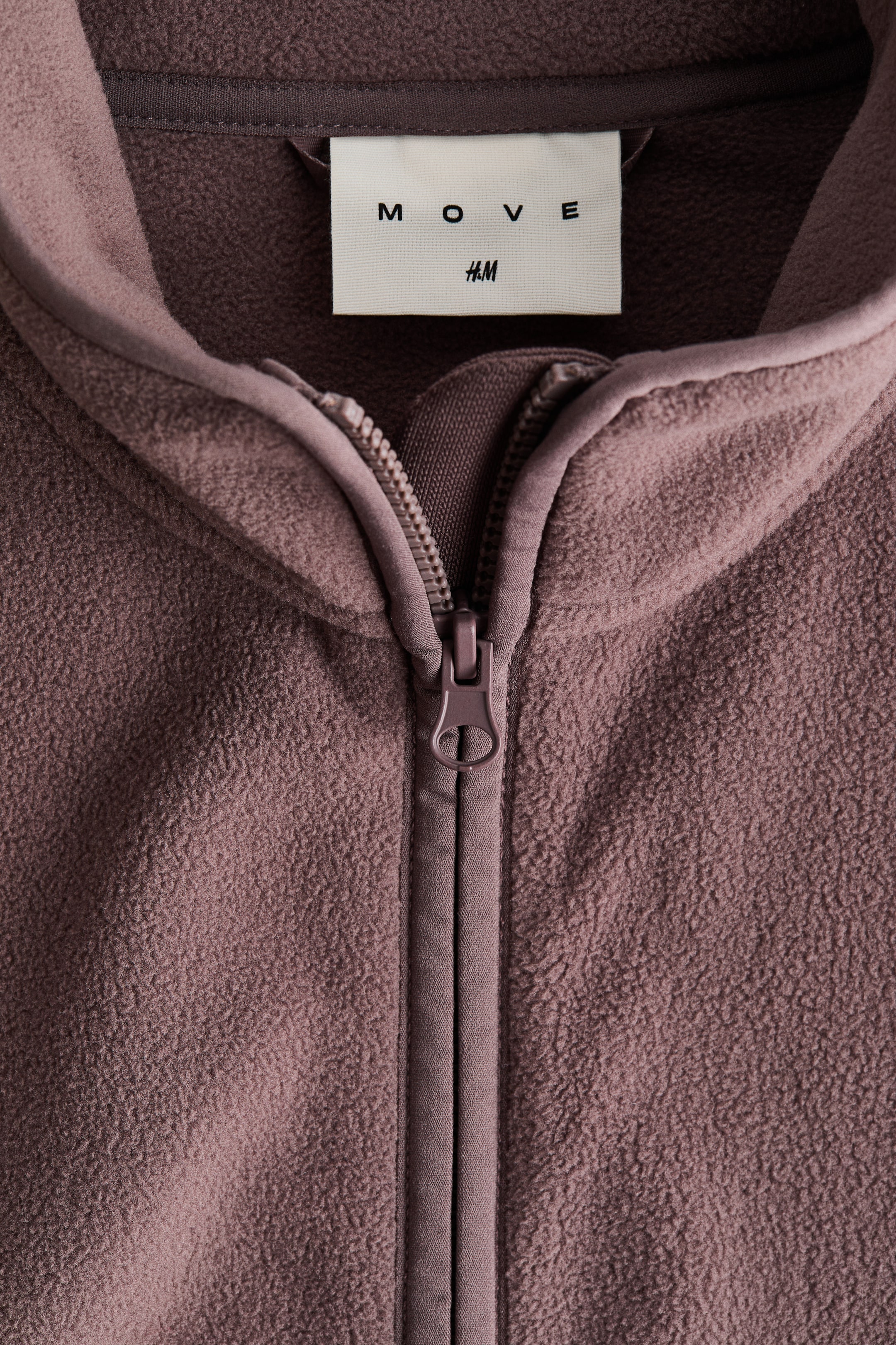 Женские куртки H&M Regular-Fit Fleece Activewear Jacket — фото 3