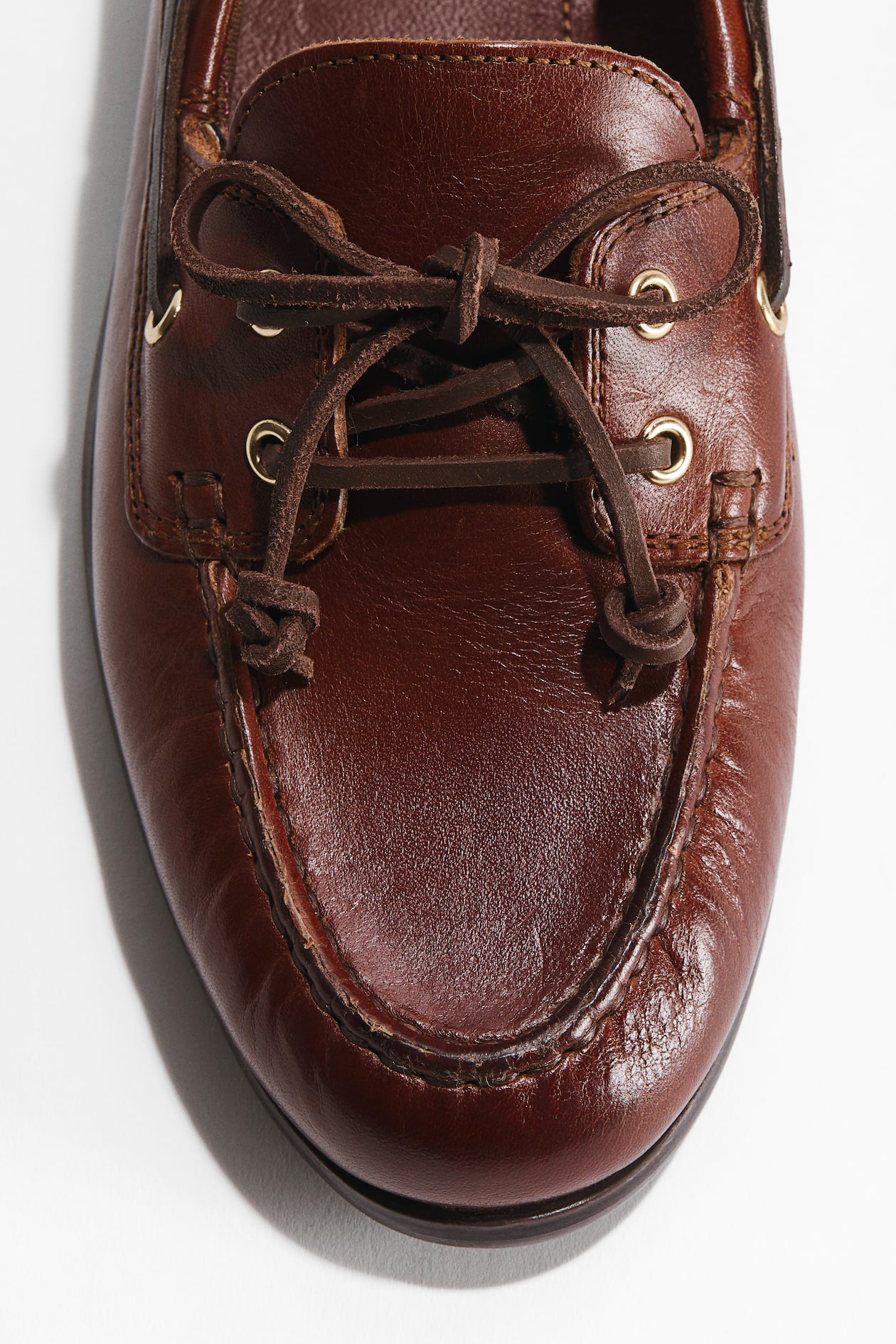 Leather Deck Shoes - image 2