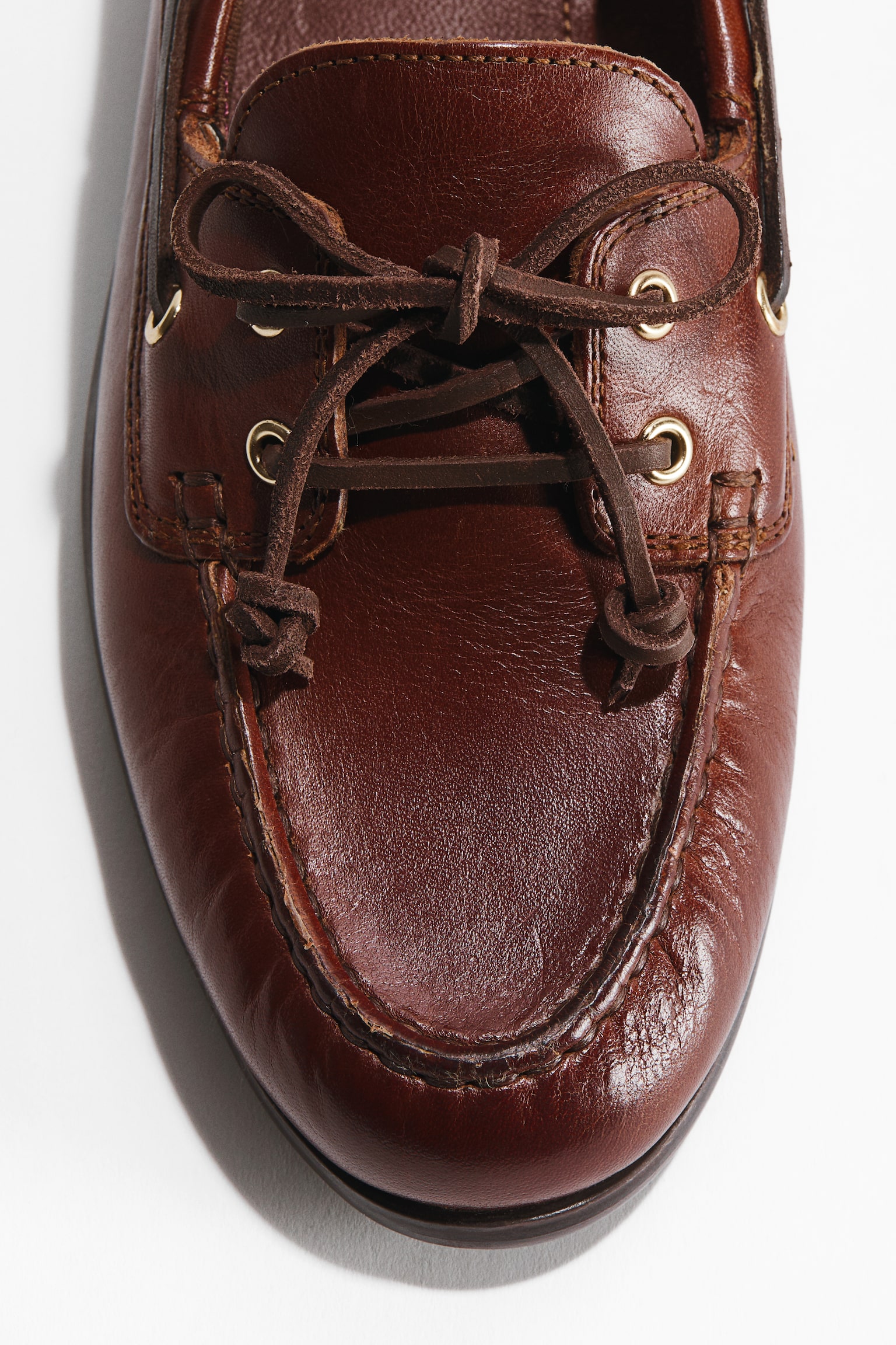 Leather deck shoes - Dark brown/Brown - 3