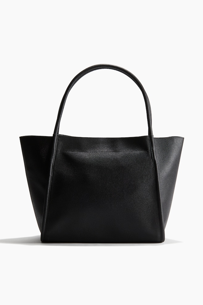 Sac shopping - Noir/Marron foncé - 1