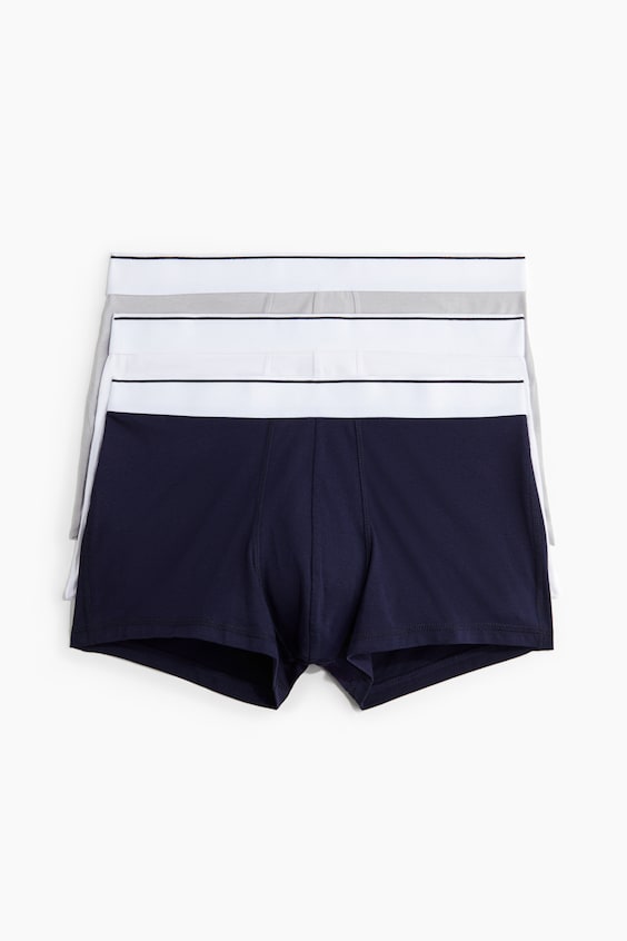 Трусы-боксеры Lycra® для мужчин, 3 шт. — H&M