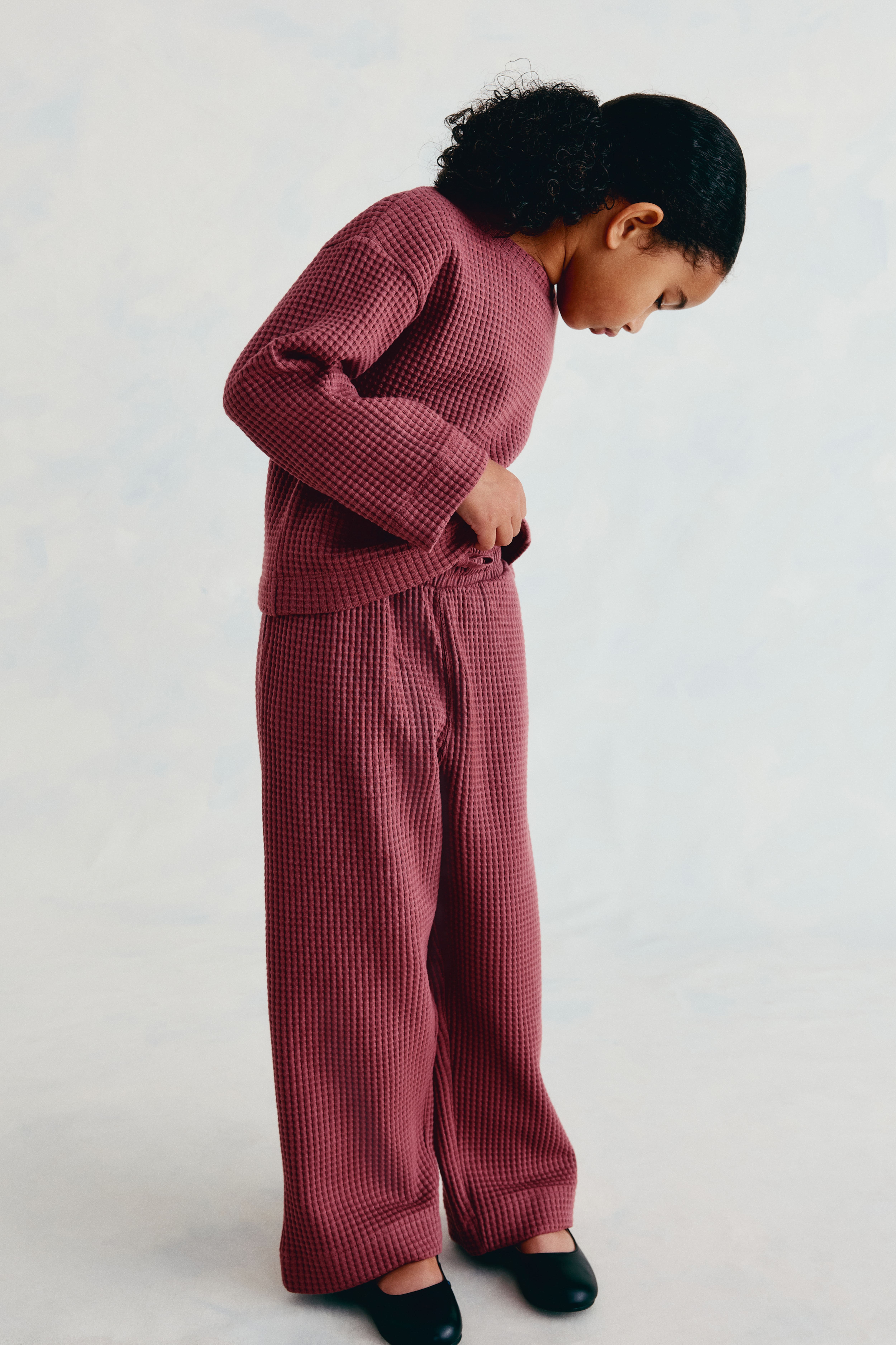 2-piece Waffled Jersey Set