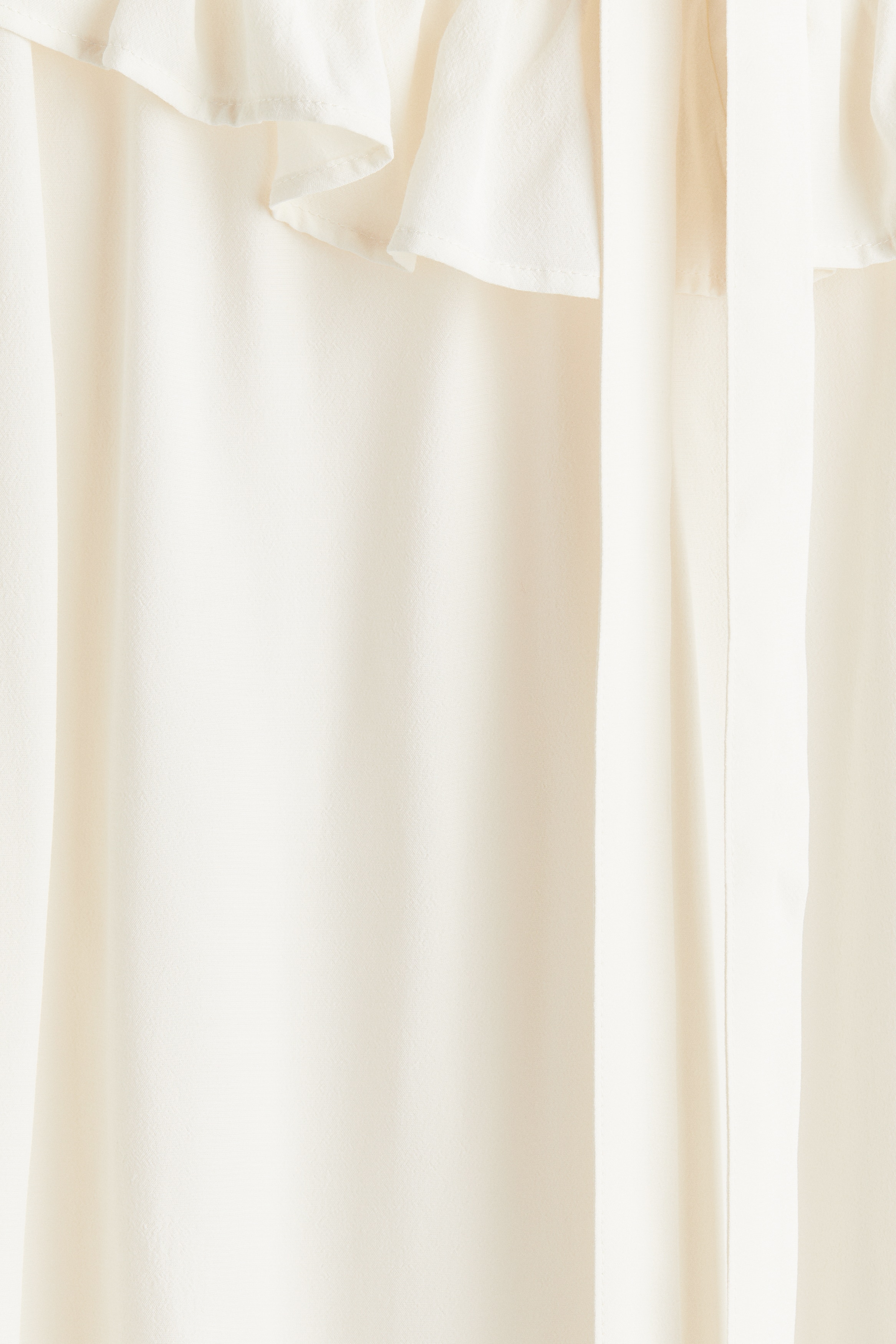 Frill-trimmed blouse