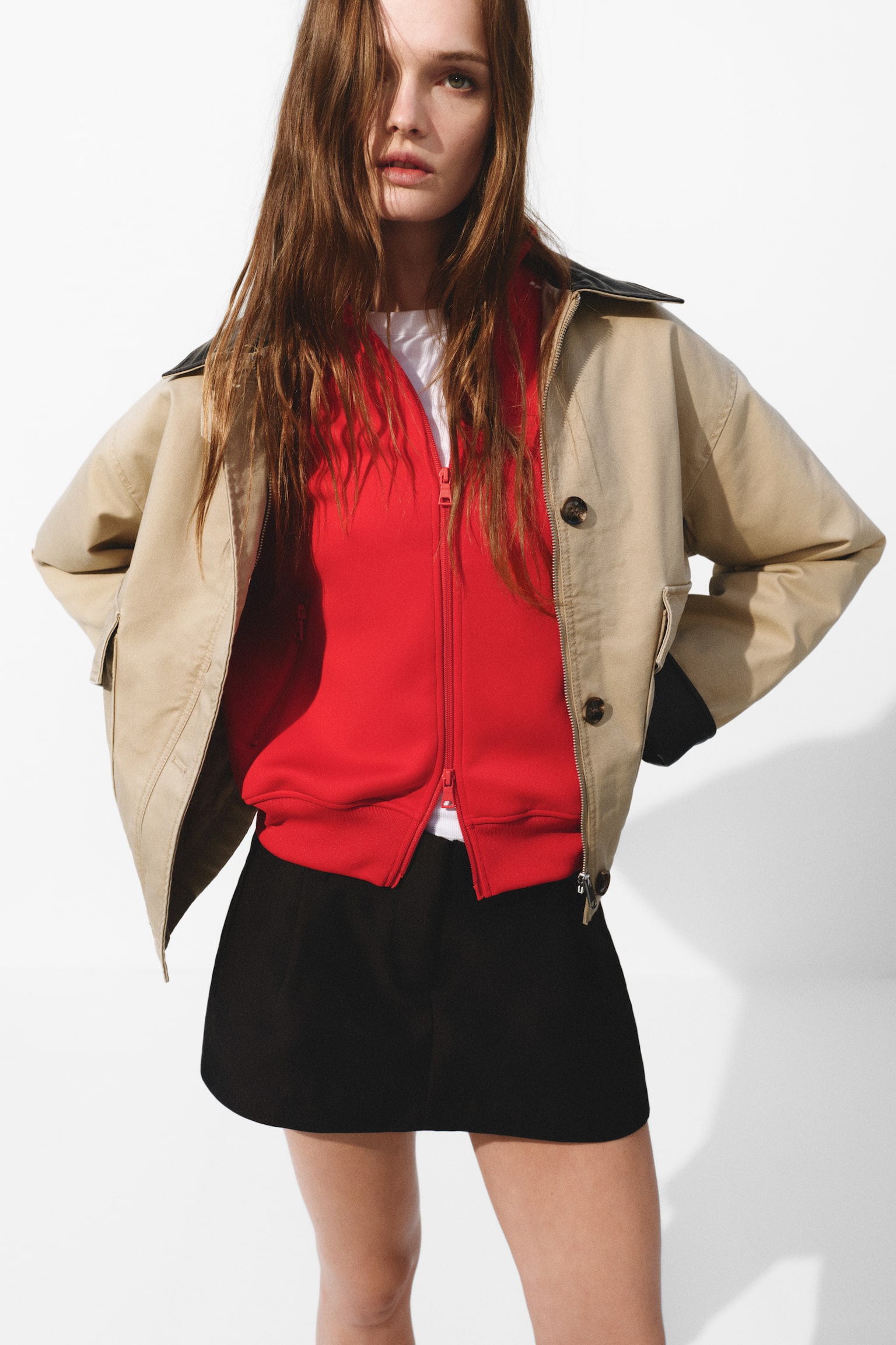 Padded canvas jacket - 5
