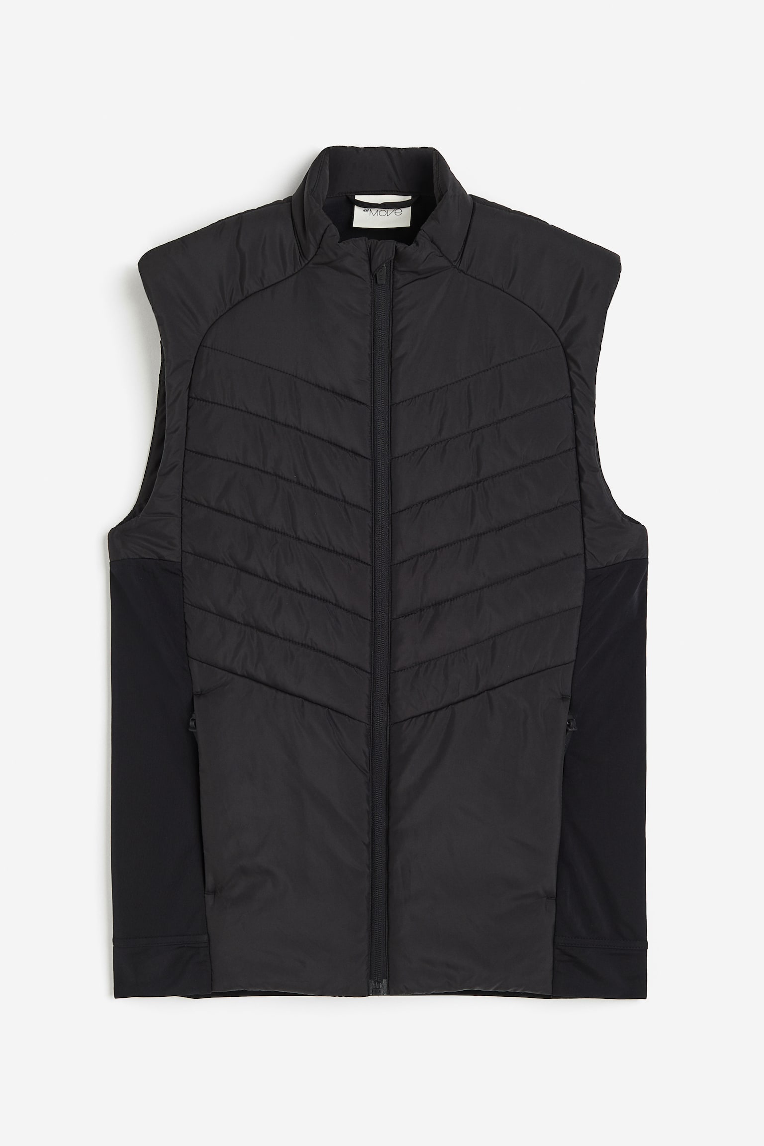 Regular Fit Running gilet - Black - 1