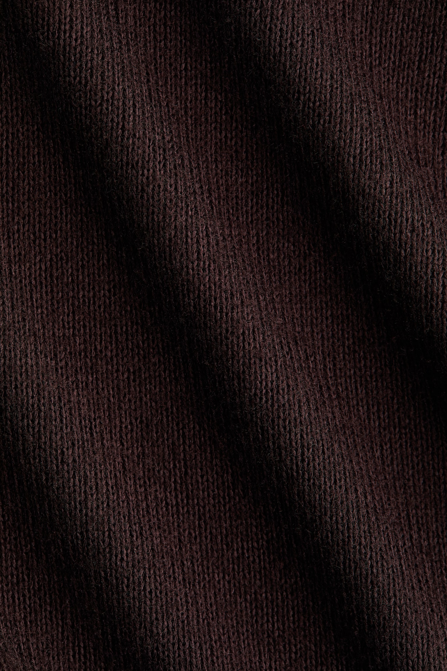 One-shoulder jersey dress - Dark brown - 3